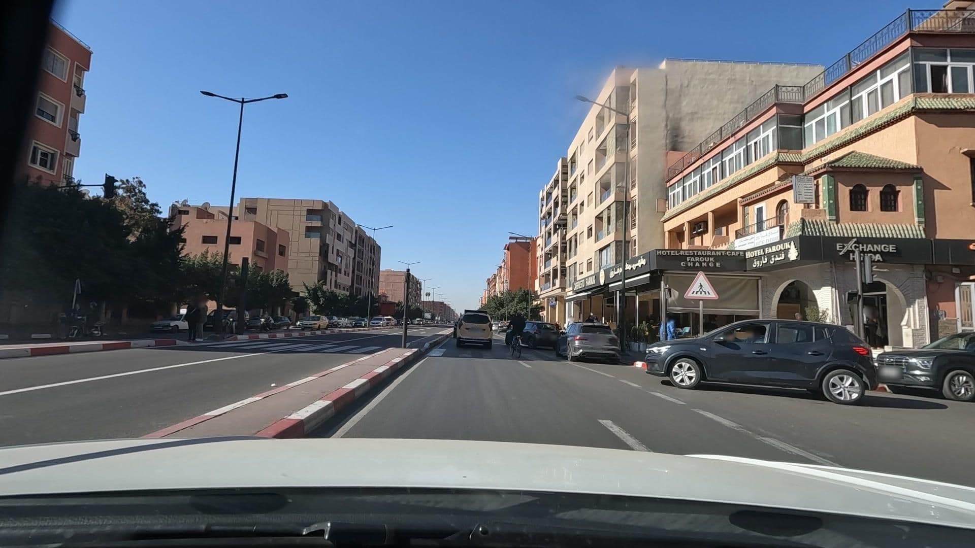 Street view near Hotel Fashion ***, Marrakesh — © lucomsky (CC BY-SA · Mapillary)
