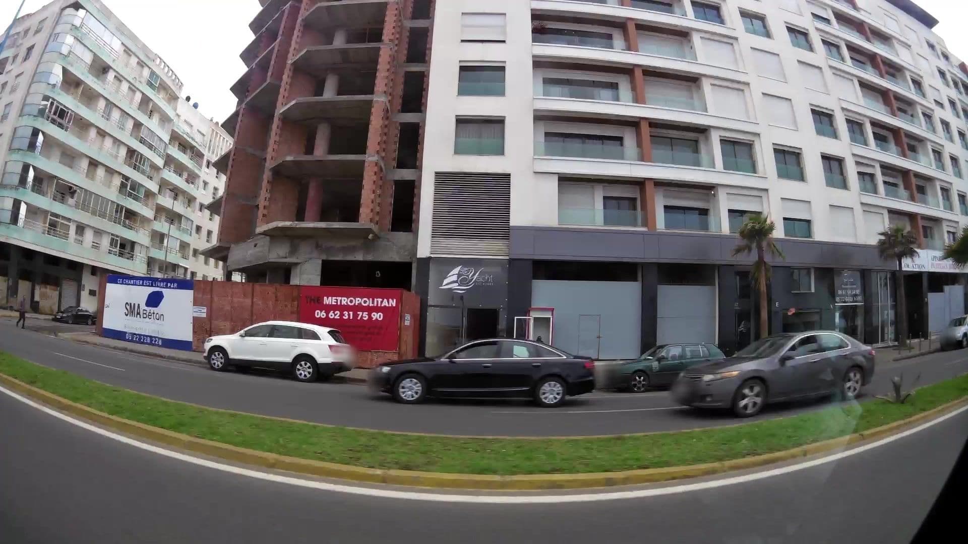 Street view near La Yacht Suites Hotel, Casablanca — © kaartcam (CC BY-SA · Mapillary)