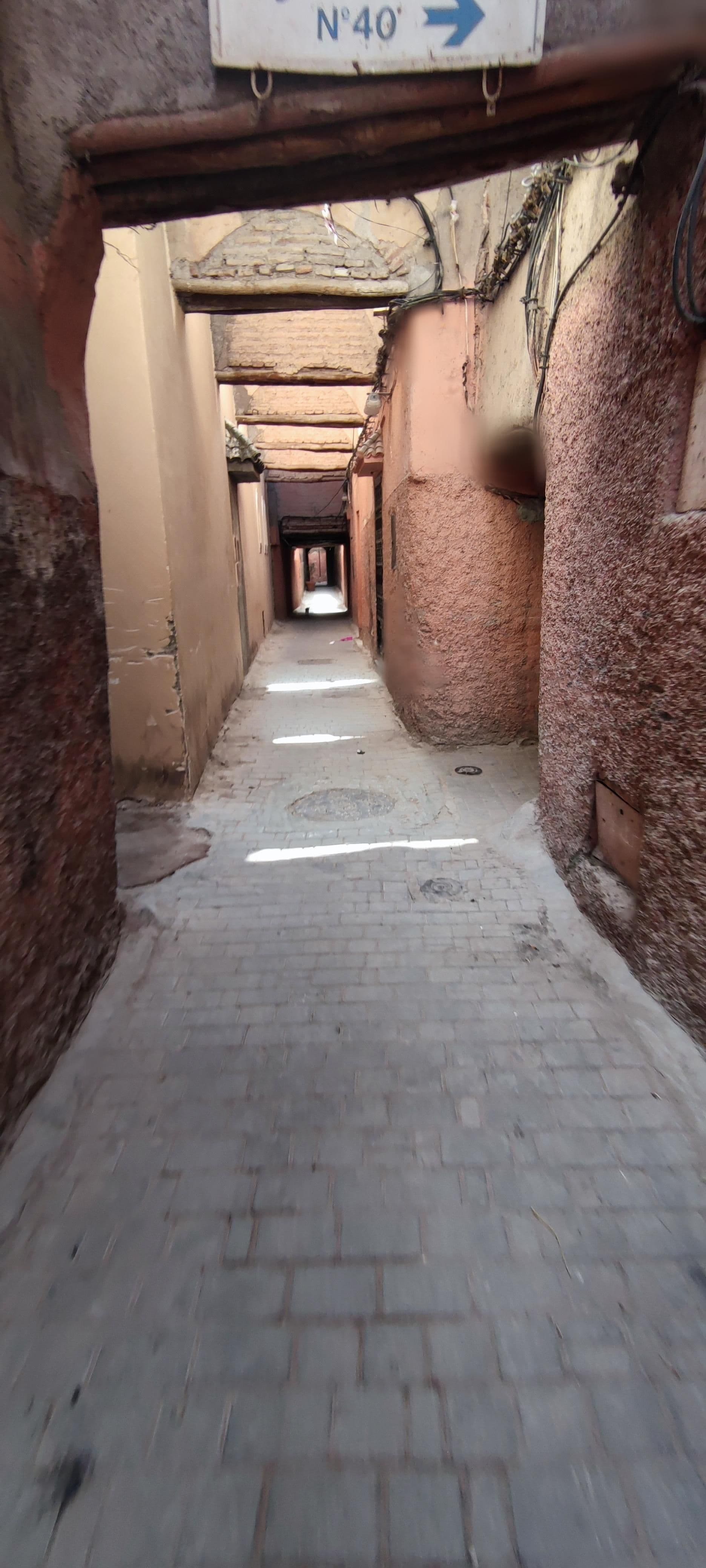 Street view near Riad Trois Palmiers, Marrakesh — © riadluciano (CC BY-SA · Mapillary)
