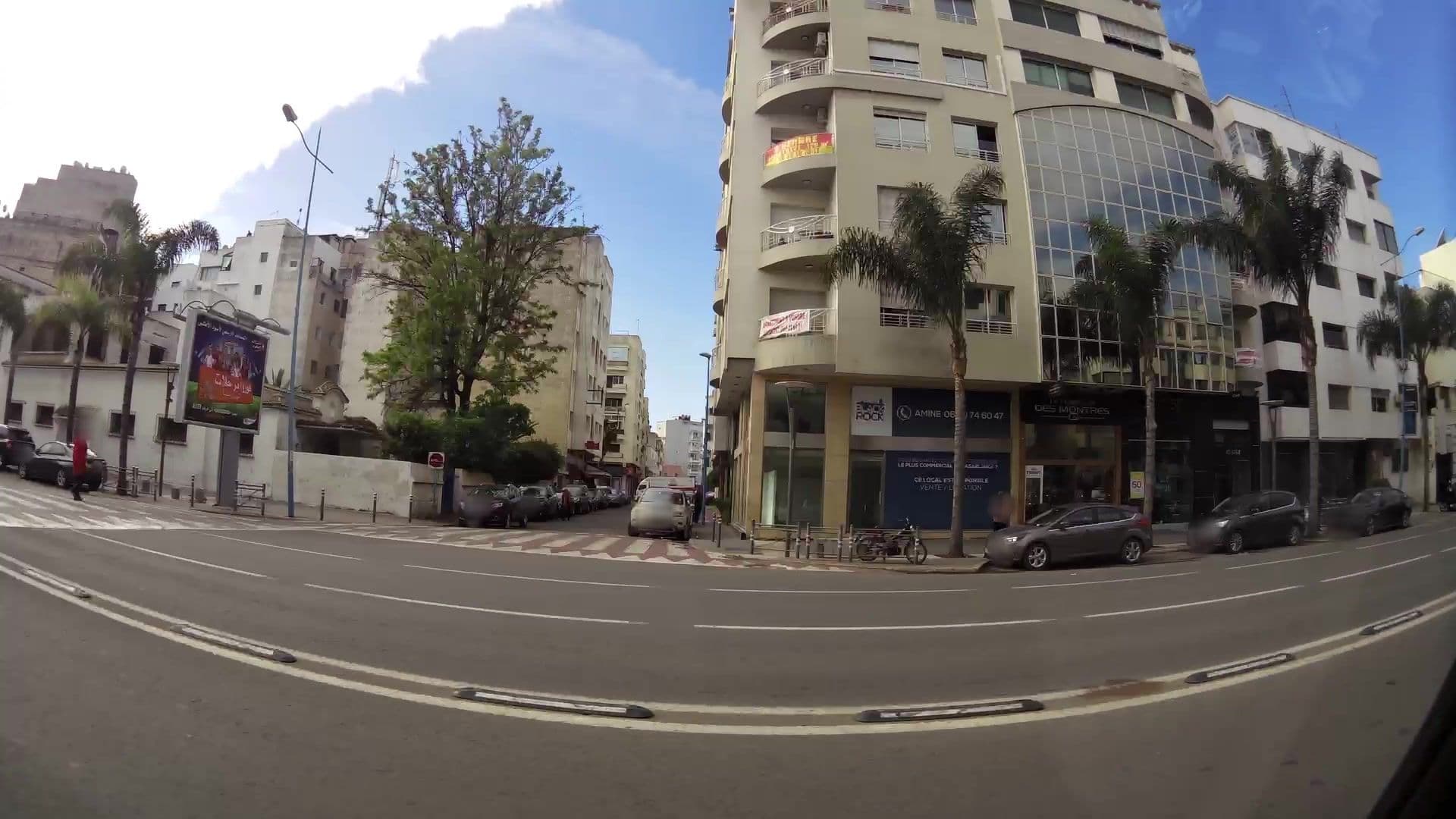 Street view near Univers Voyages, Casablanca — © kaartcam (CC BY-SA · Mapillary)