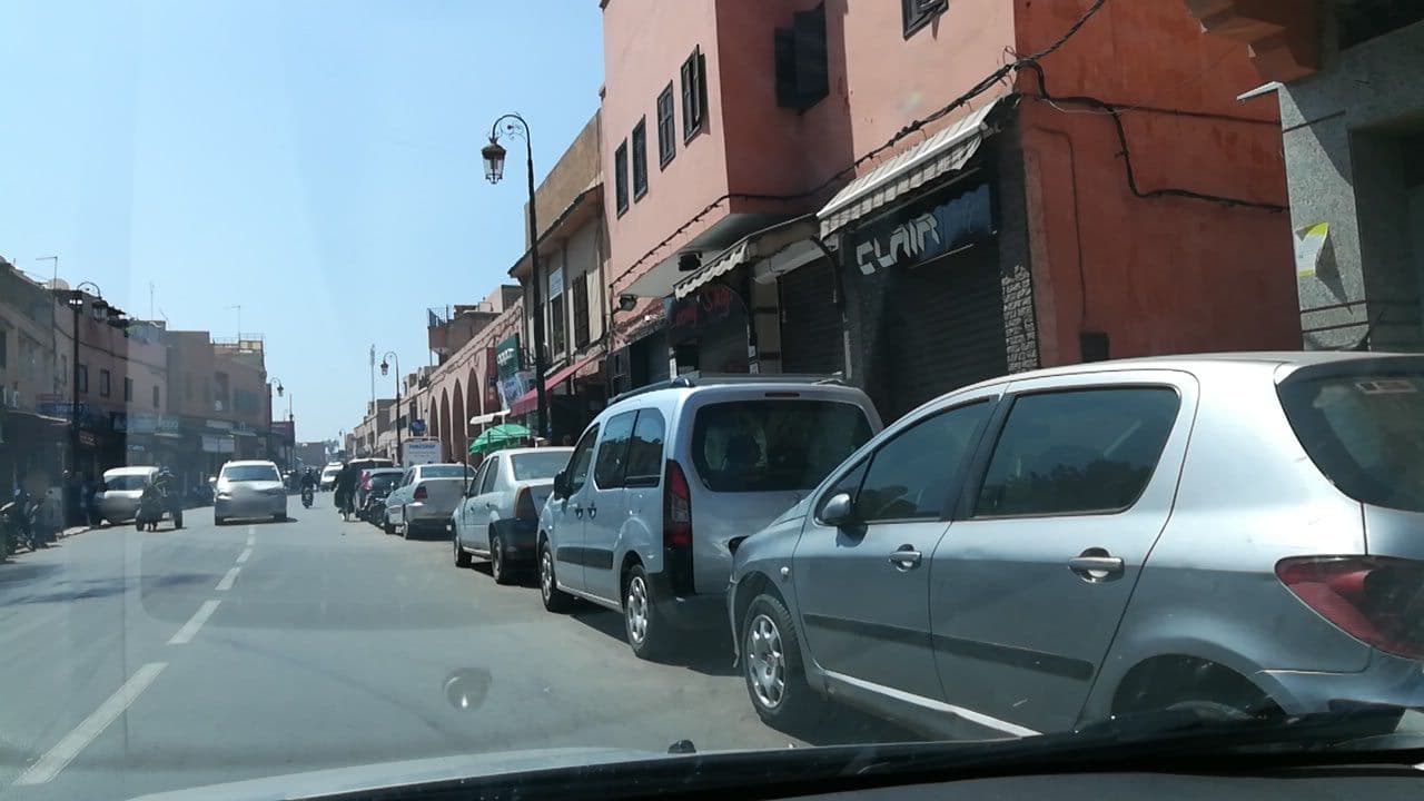 Street view near Riad Zaki, Marrakesh — © theredcity18 (CC BY-SA · Mapillary)