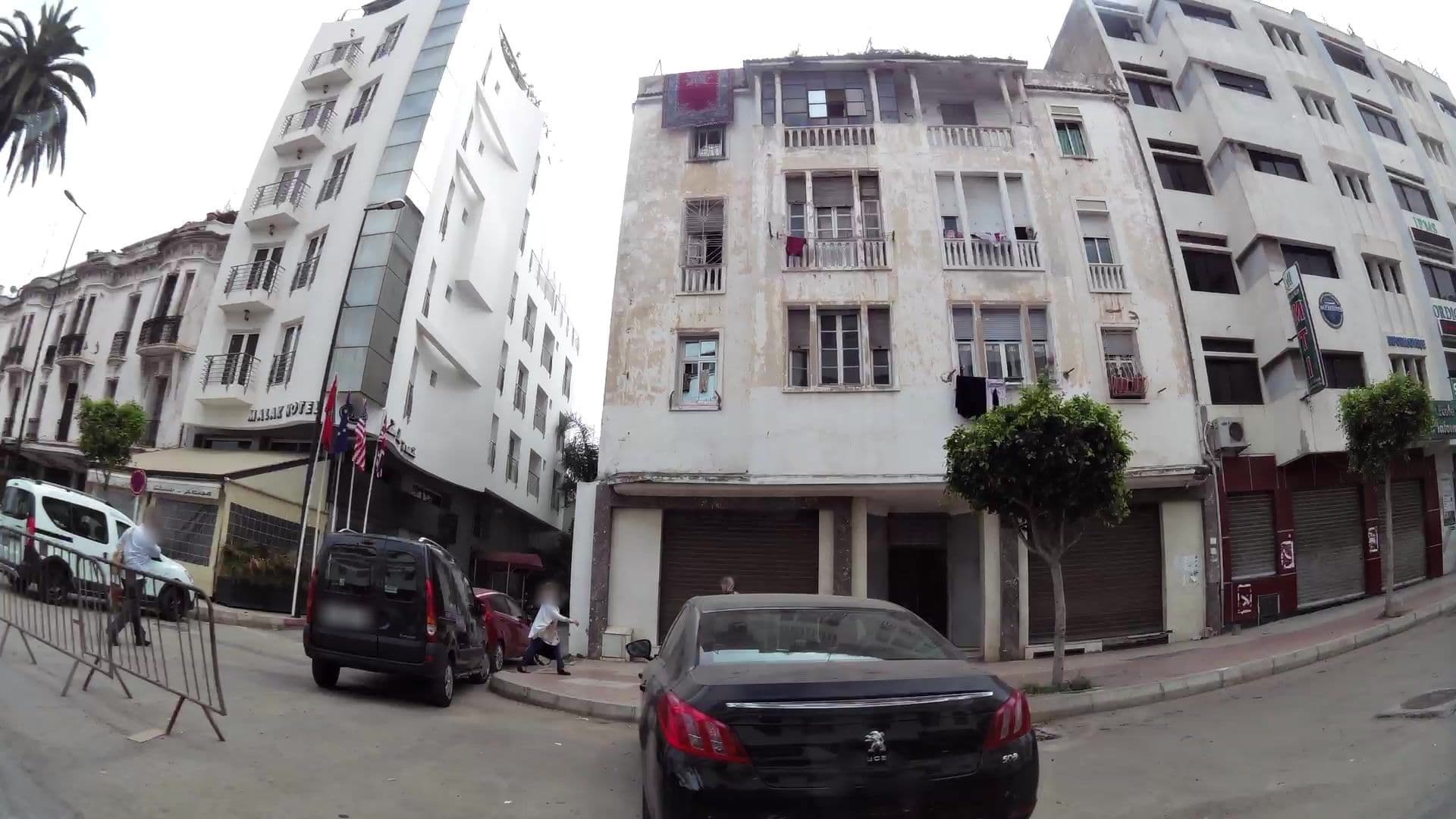 Street view near Hotel Malak, Rabat — © kaartcam (CC BY-SA · Mapillary)