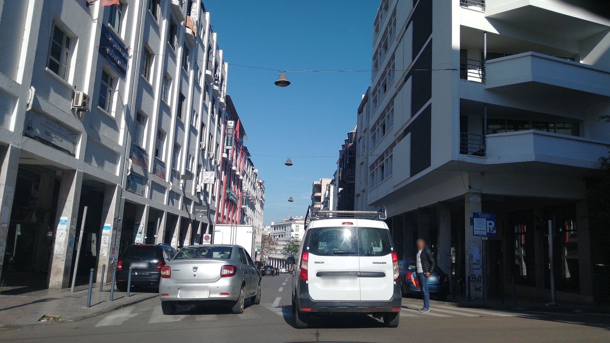 Street view near Hotel Velleda, Rabat — © alec01 (CC BY-SA · Mapillary)