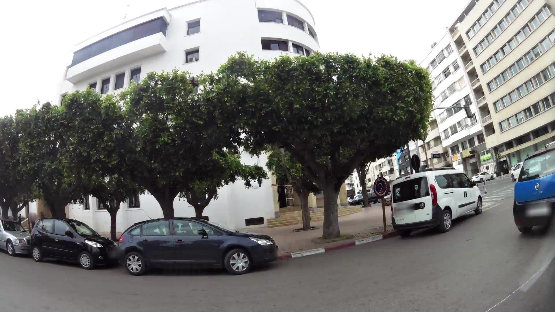 Street view near Onomo hotel, Rabat — © kaartcam (CC BY-SA · Mapillary)