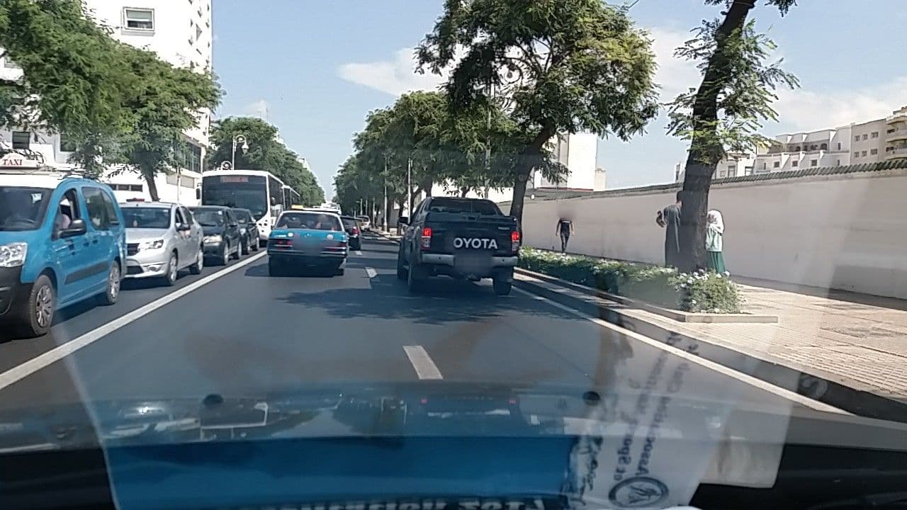Street view near Hostal Souaki, Tétouan — © tangermycity (CC BY-SA · Mapillary)