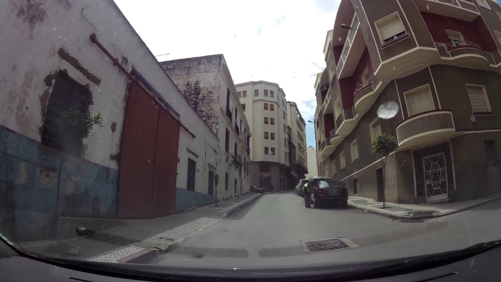 Street view near Hotel D'Anjou, Tangier — © kaartcam (CC BY-SA · Mapillary)