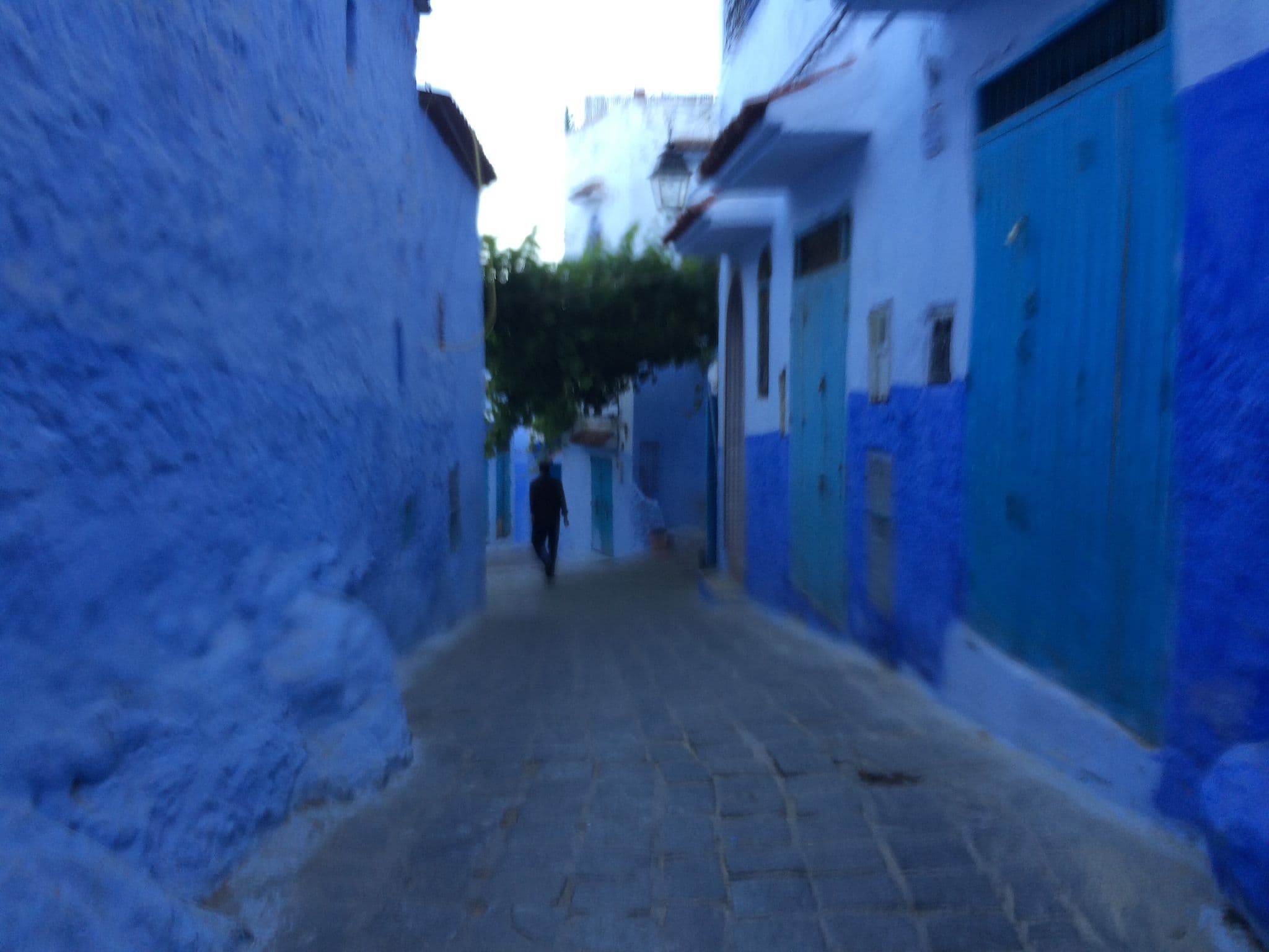 Street view near Dar Bleu Main, Chefchaouen — © sige (CC BY-SA · Mapillary)