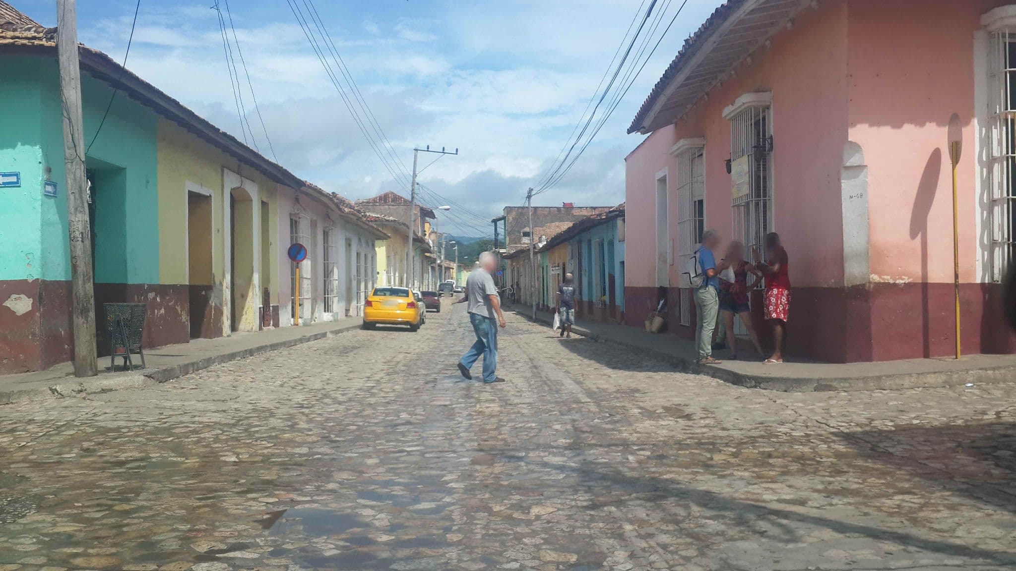 Street view near Casa Rogelio Inchauspi, Trinidad