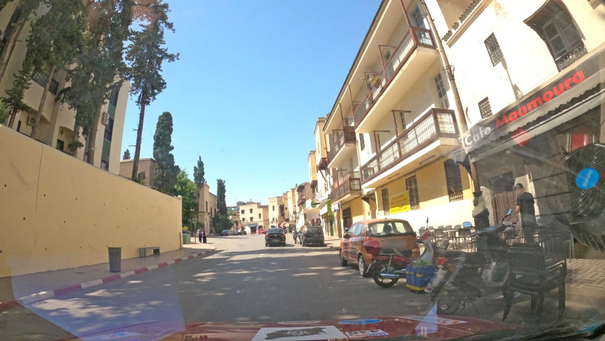 Street view near Al Batha Hotel, New Fes — © masterofnoroad (CC BY-SA · Mapillary)