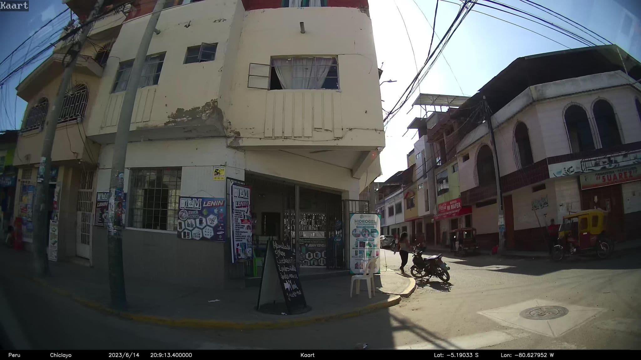 Street view near Hostal Premier, Piura — © kaart_2 (CC BY-SA · Mapillary)