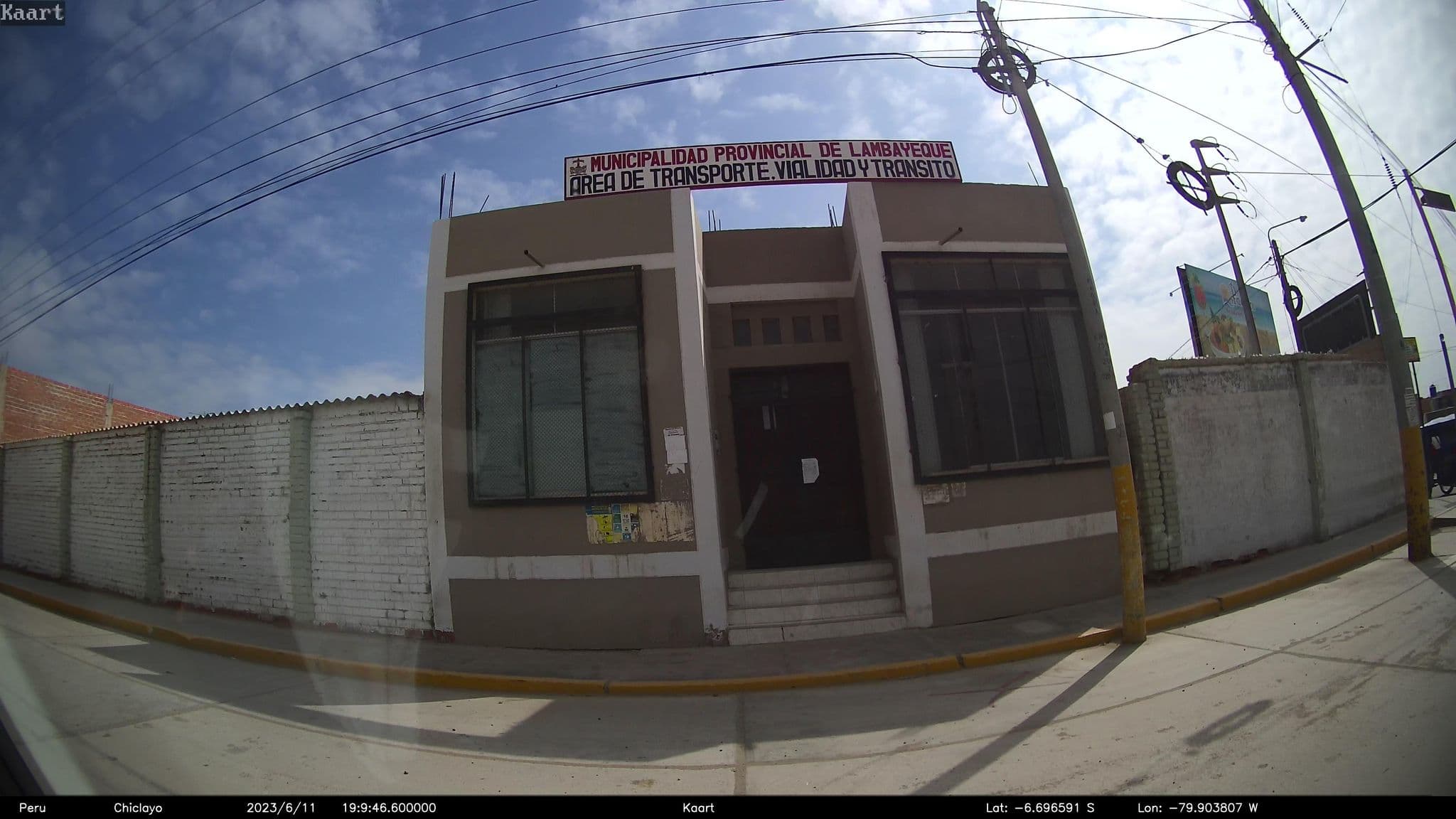 Street view near Hostal la Posada Norteña, Lambayeque — © kaart_2 (CC BY-SA · Mapillary)