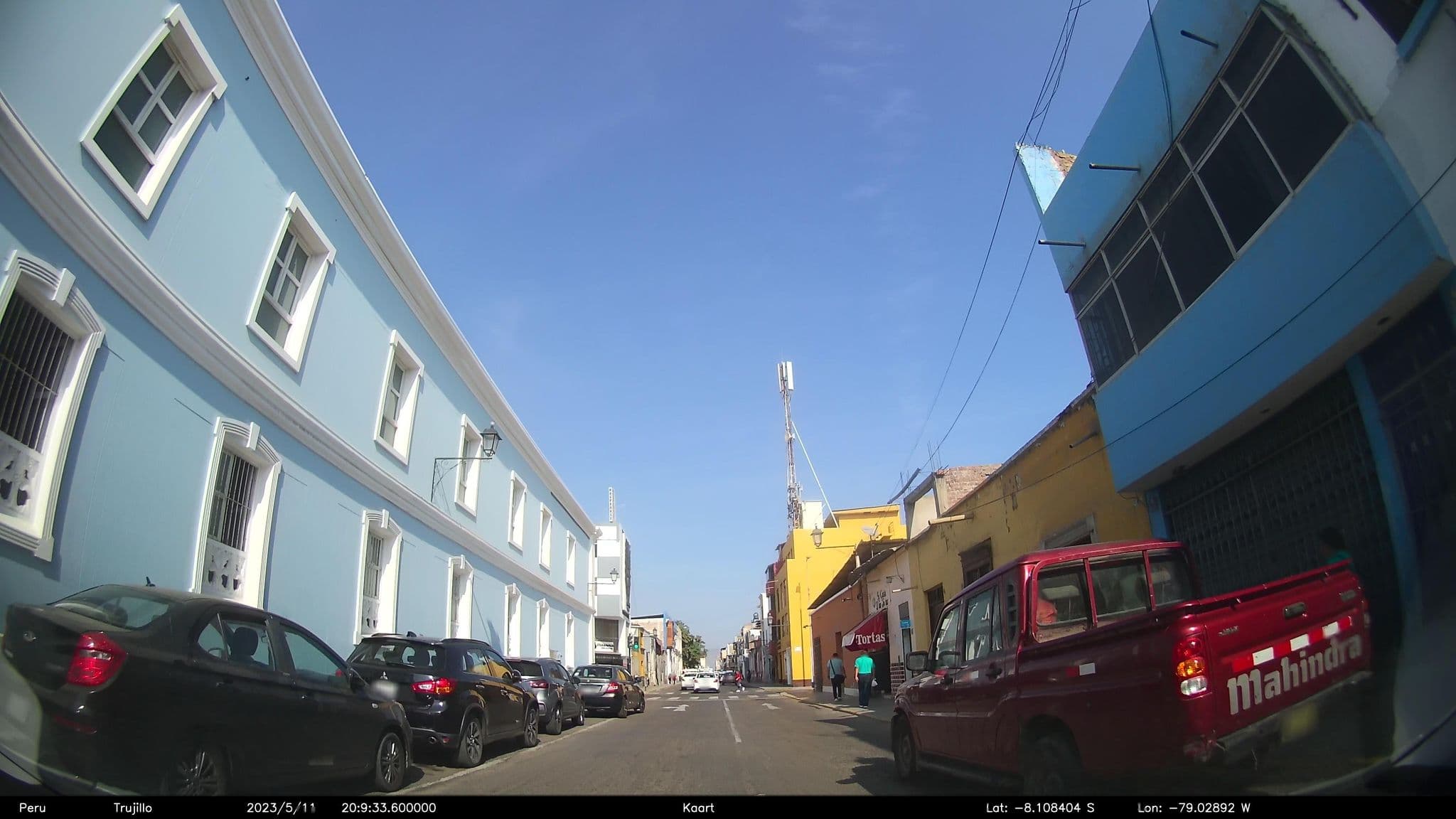 Street view near Casona Plaza Hotel, Trujillo — © kaart_2 (CC BY-SA · Mapillary)