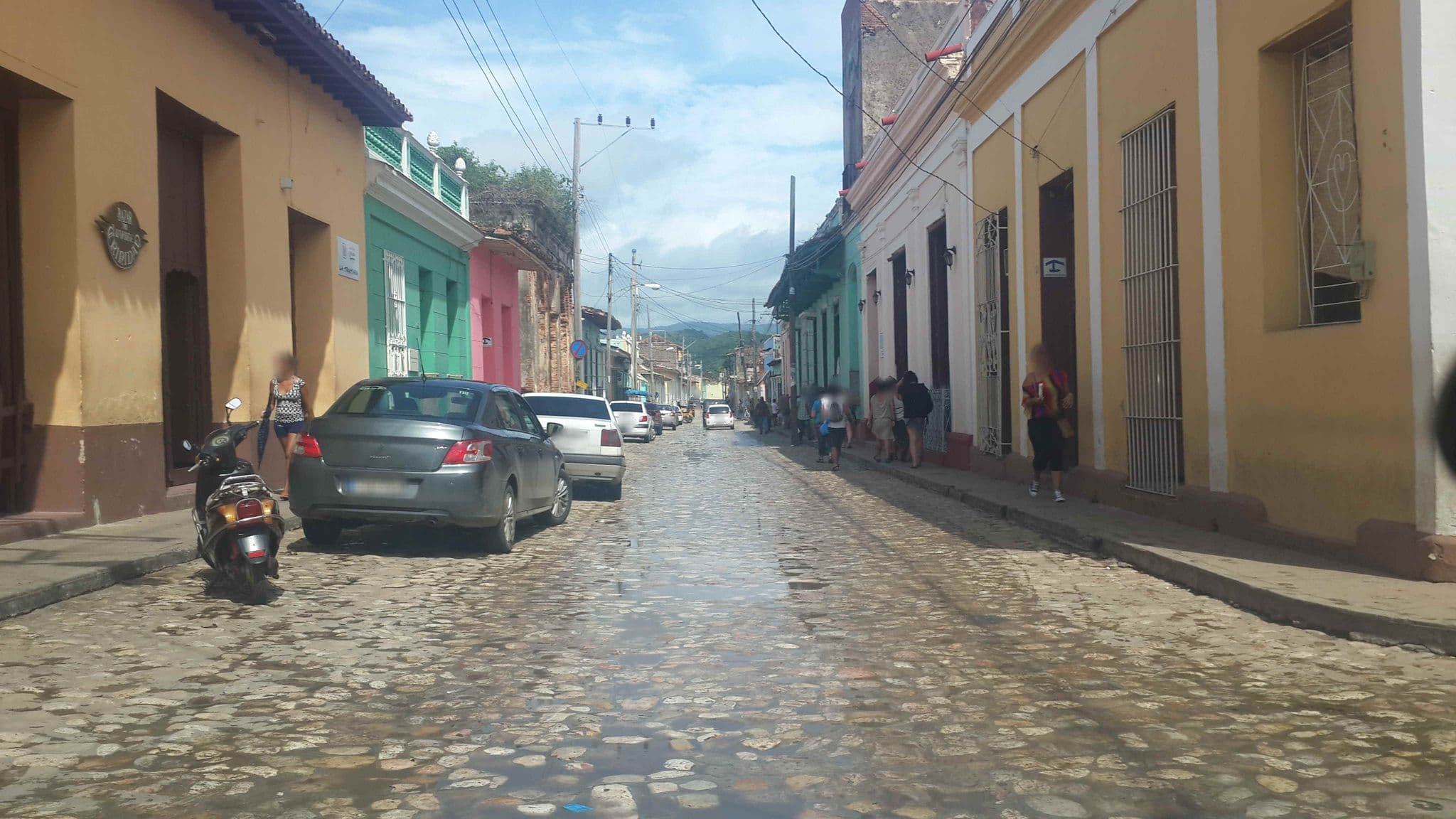 Street view near Hostal RosaHelena, Trinidad