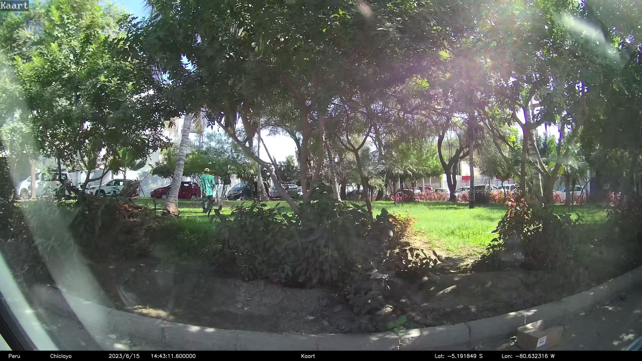 Street view near Hotel El Algarrobo, Piura — © kaart_2 (CC BY-SA · Mapillary)
