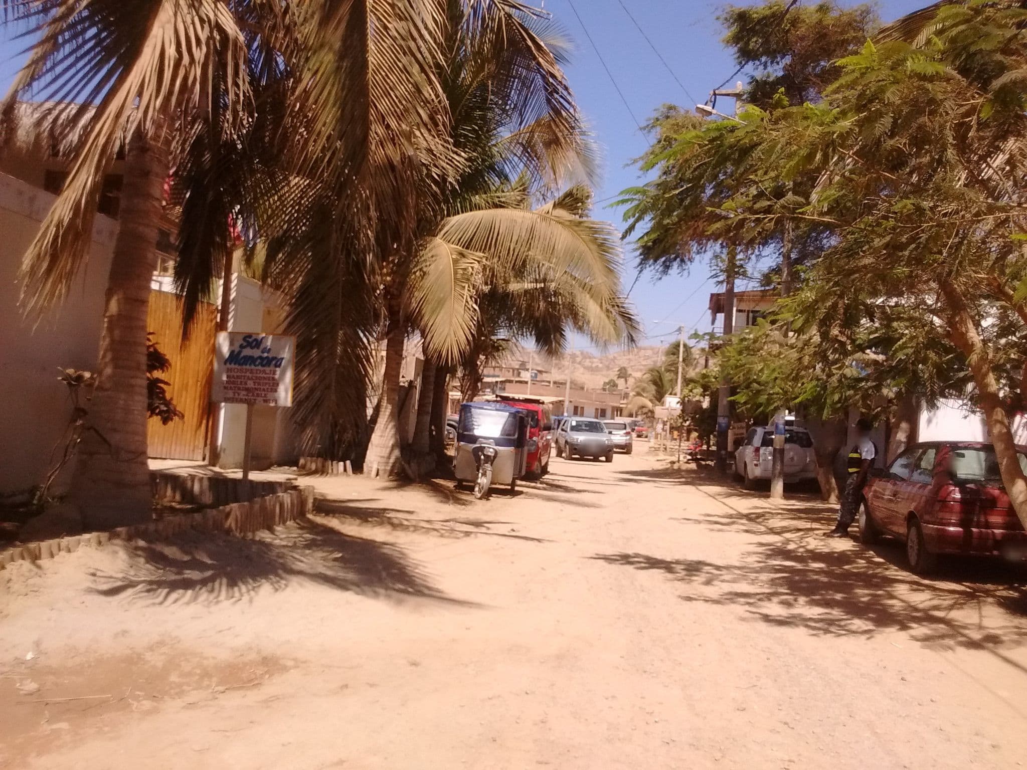 Street view near Hostal Marbella, Máncora — © johnarupire (CC BY-SA · Mapillary)