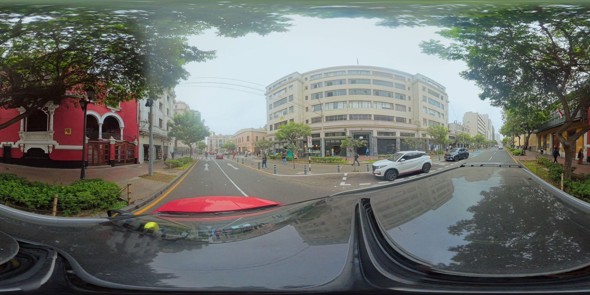 Street view near Hostal Palacio, Lima — © Shenlong08 (CC BY-SA · Mapillary)