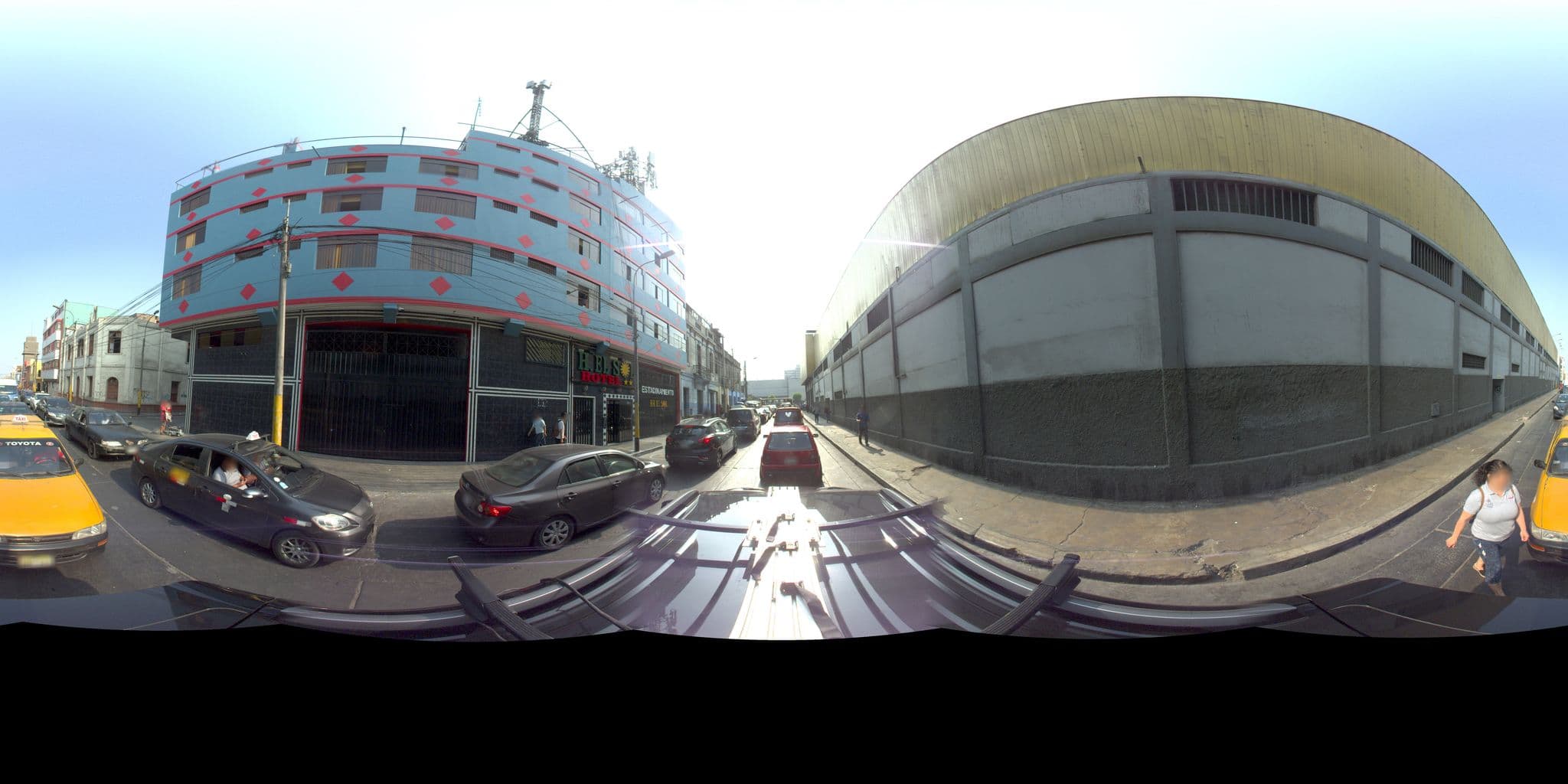 Street view near Hospedaje El Sol, Breña — © sarahantos (CC BY-SA · Mapillary)
