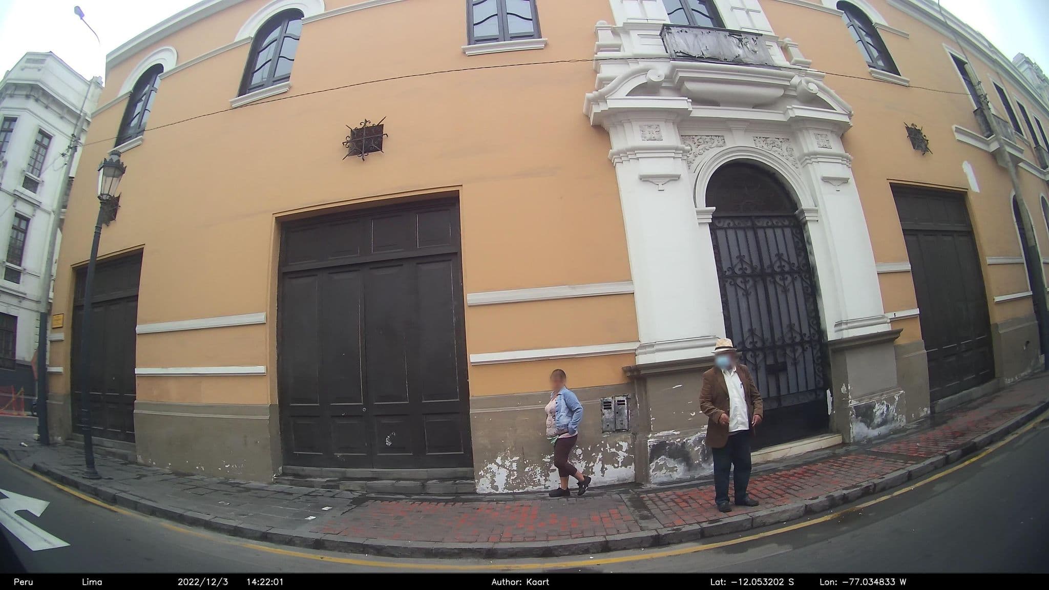 Street view near Hospedaje turístico Copacabana, Lima — © kaart_2 (CC BY-SA · Mapillary)