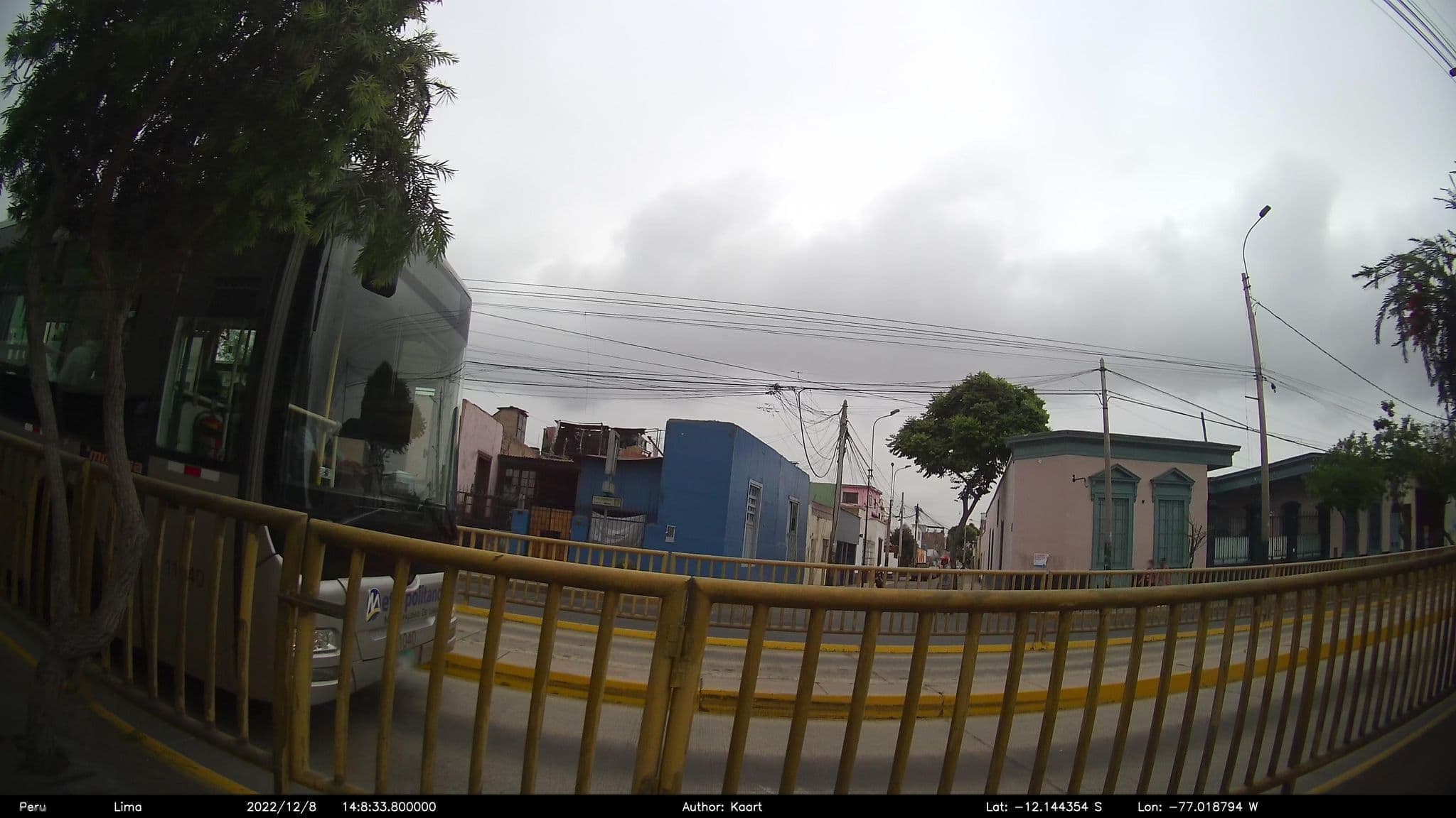 Street view near Hostal Bohemian, Barranco — © kaart_2 (CC BY-SA · Mapillary)