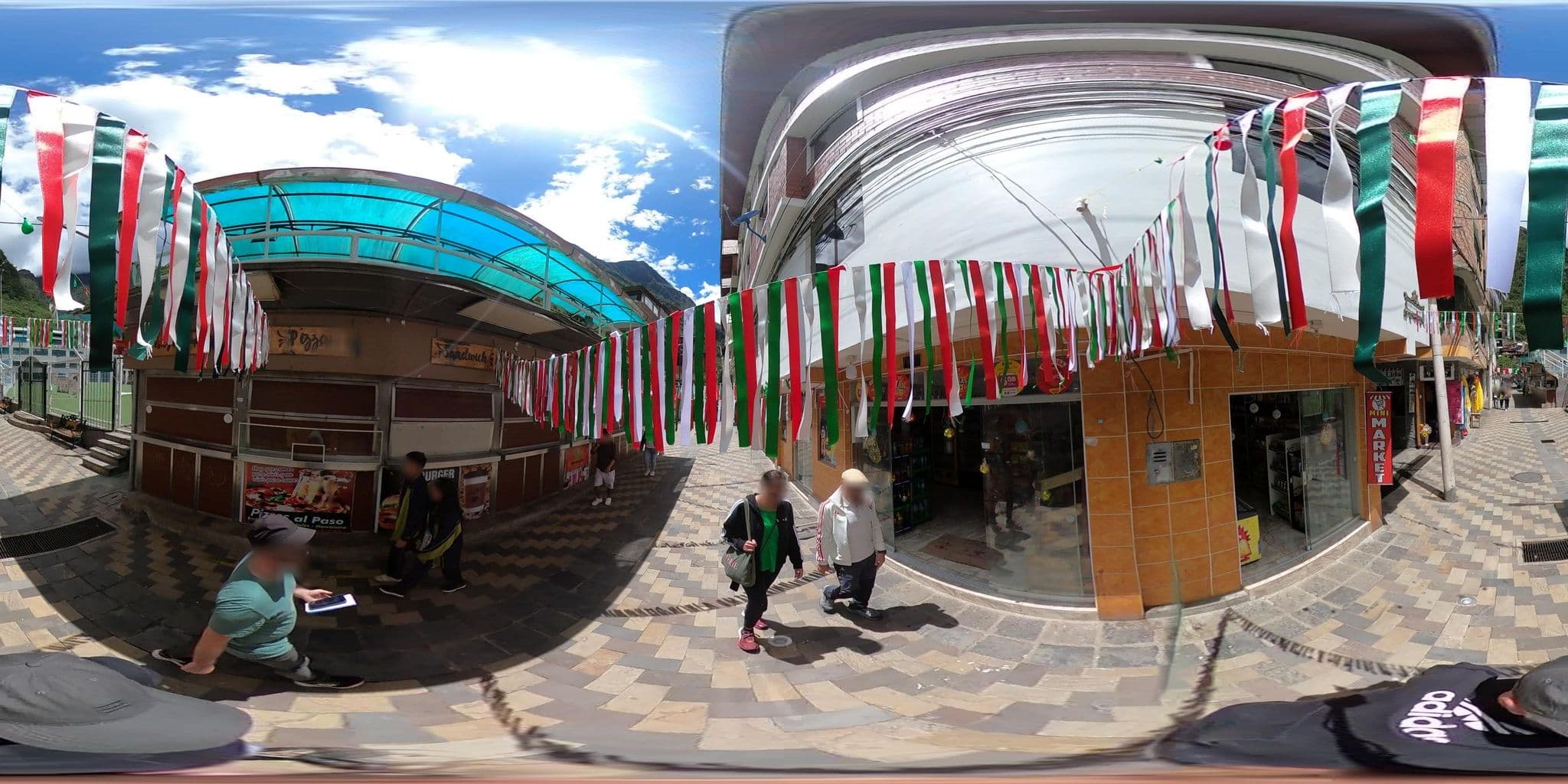 Street view near Hostal Inti Llaqta, Machupicchu — © jaderbavaresco (CC BY-SA · Mapillary)
