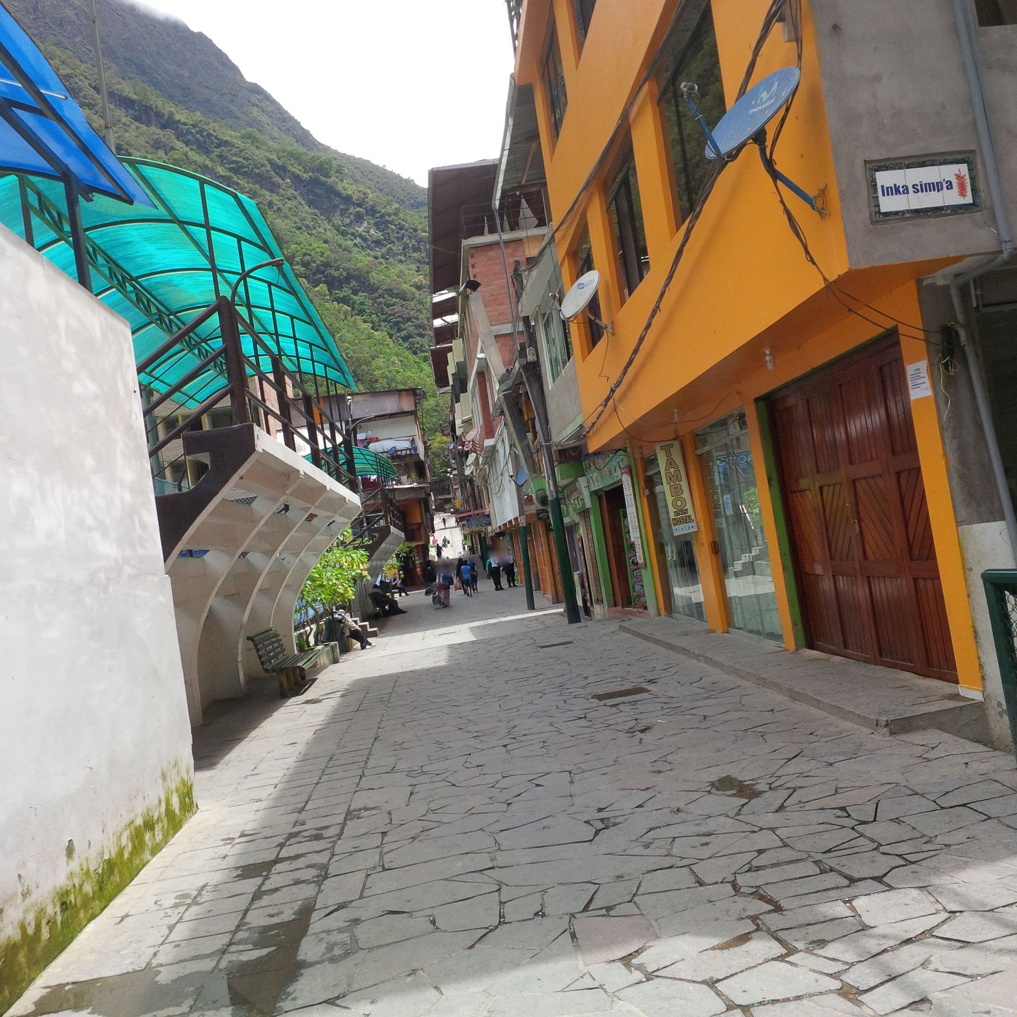 Street view near Hostal Rumi Llaqta, Machupicchu — © agranizo (CC BY-SA · Mapillary)