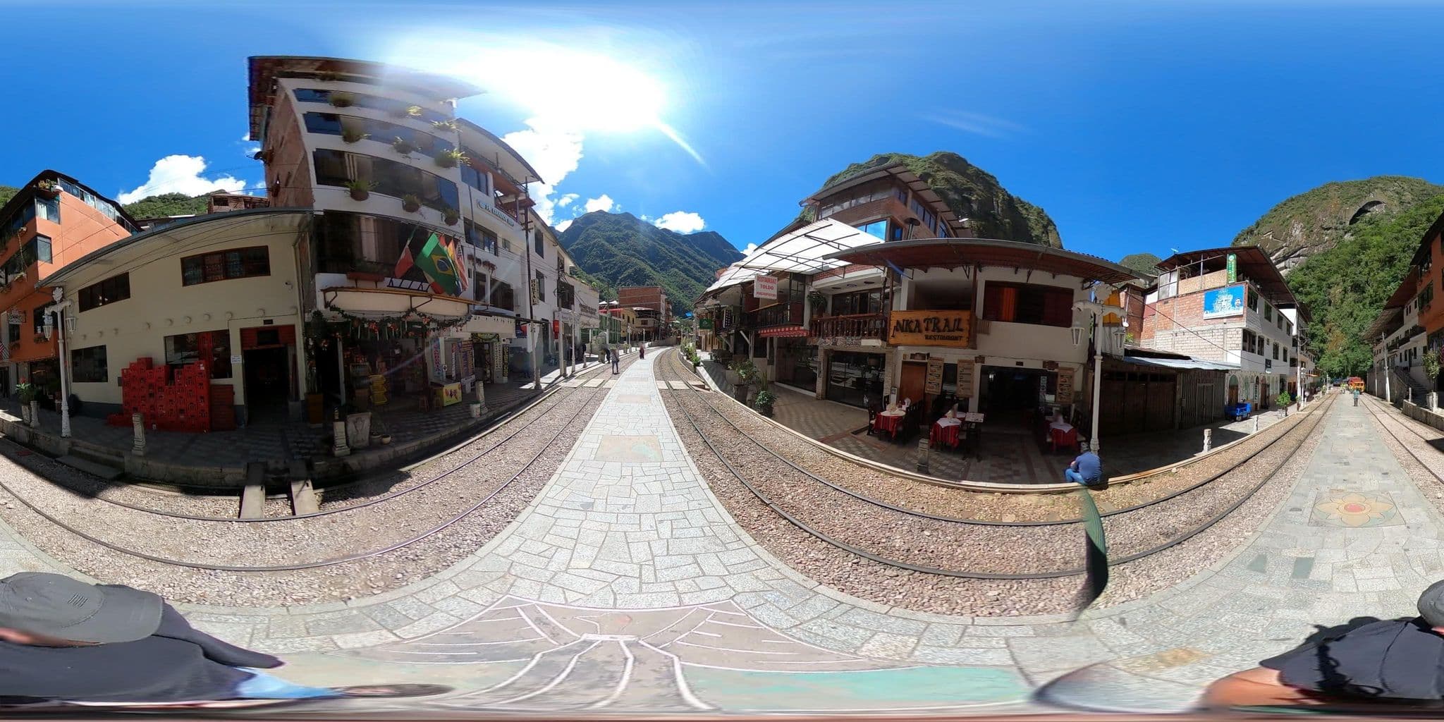 Street view near Runa's Inn Machupicchu, Machupicchu — © jaderbavaresco (CC BY-SA · Mapillary)