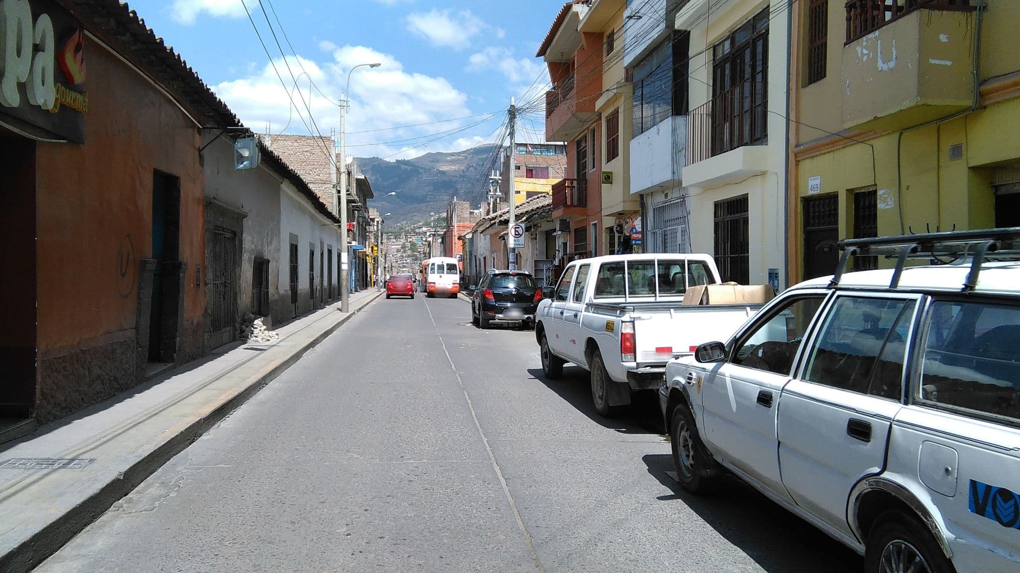 Street view near Hospedaje Karol, Ayacucho — © ediyess (CC BY-SA · Mapillary)