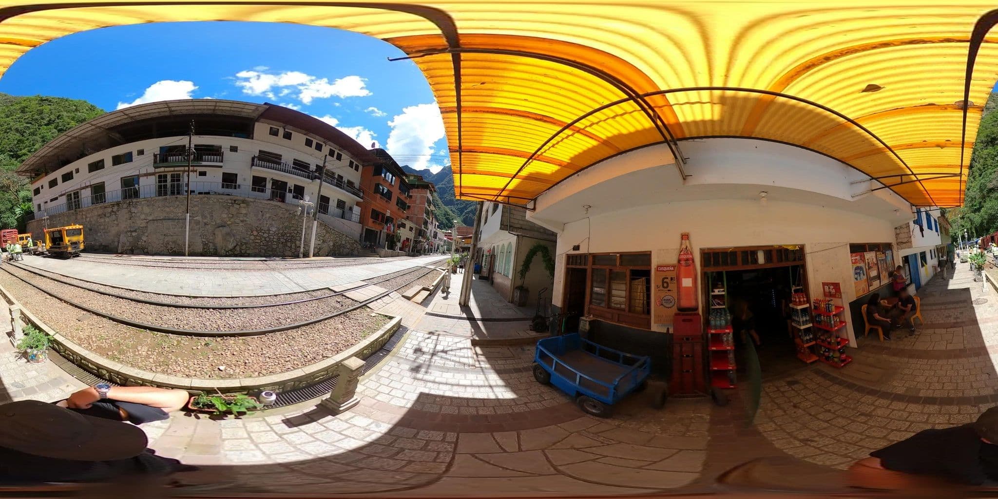 Street view near Sacred Stone Boutique Hotel, Machupicchu — © jaderbavaresco (CC BY-SA · Mapillary)