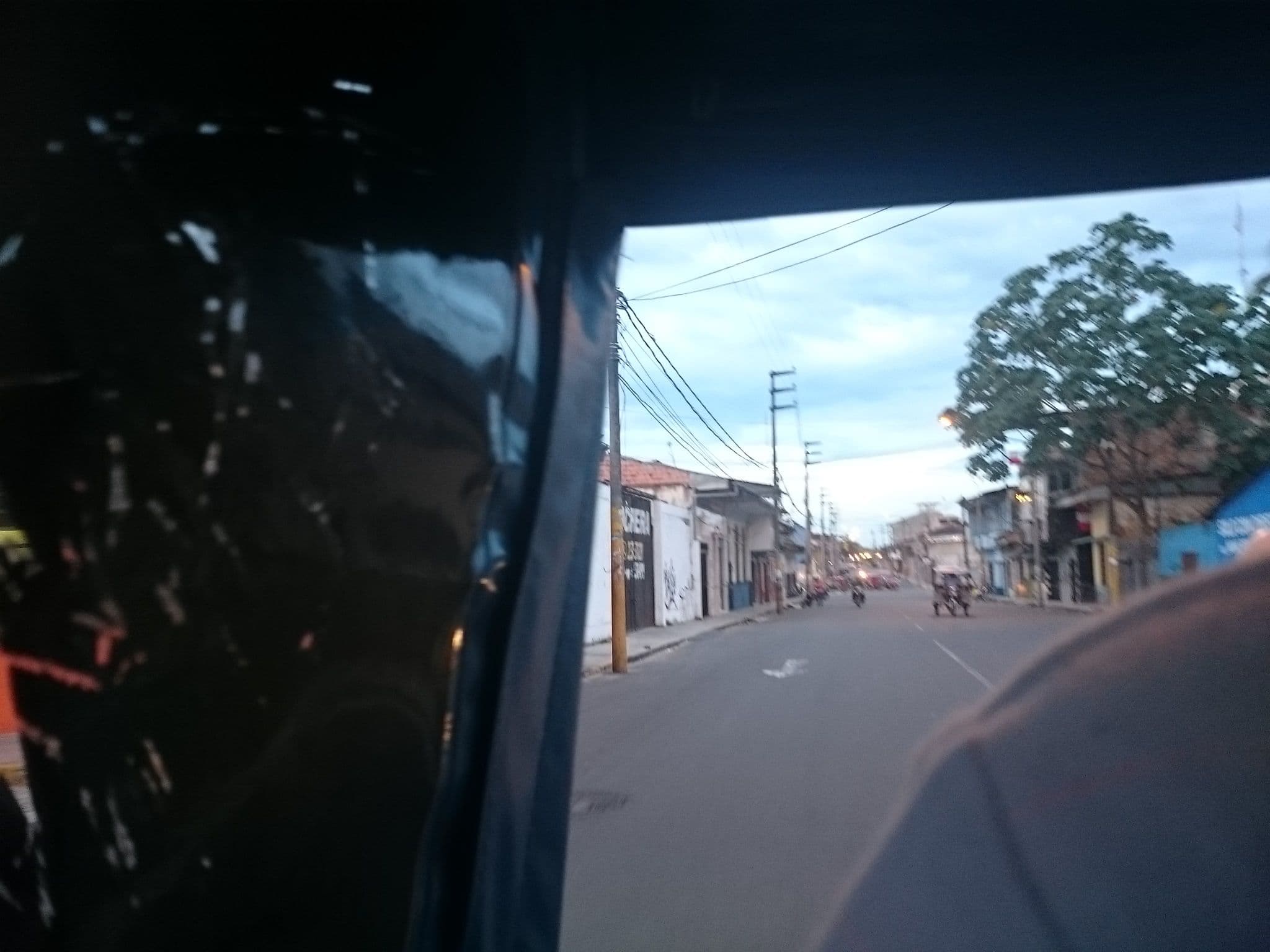 Street view near Hostal Ambassador, Iquitos — © sguinetti (CC BY-SA · Mapillary)