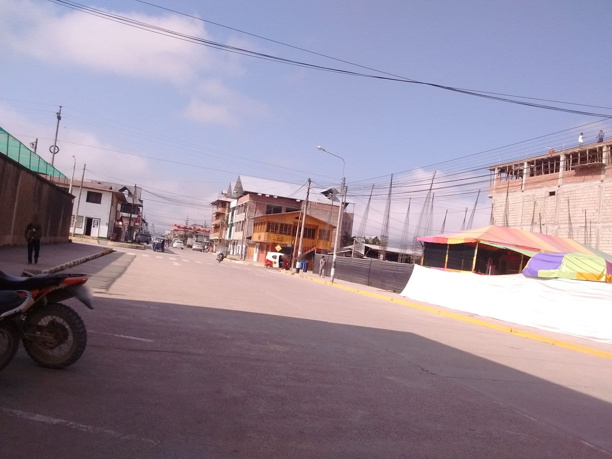 Street view near Hotel Cristo Rey, Oxapampa — © johnarupire (CC BY-SA · Mapillary)