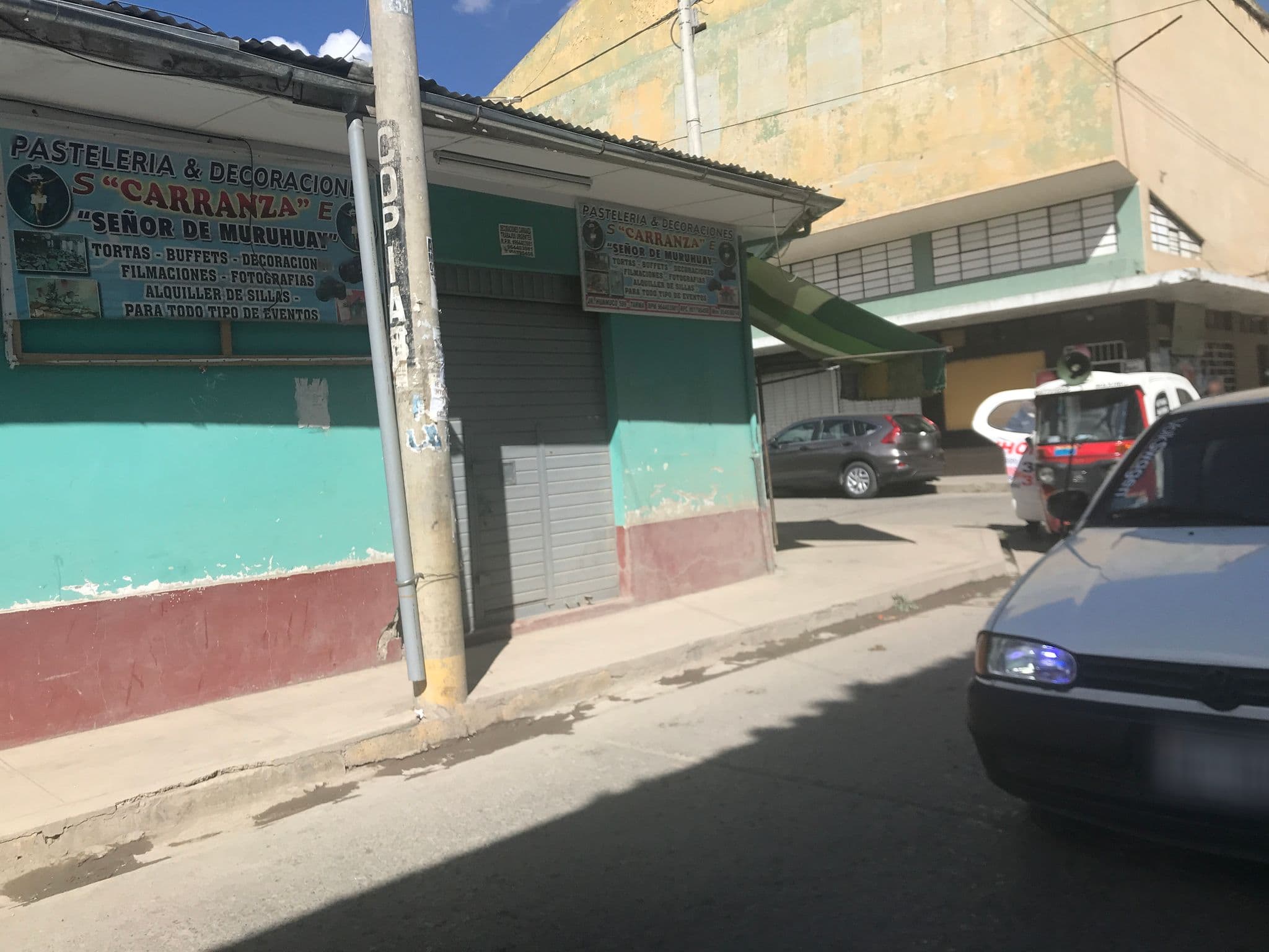 Street view near Hospedaje la Esmeralda, Tarma — © sedicla (CC BY-SA · Mapillary)