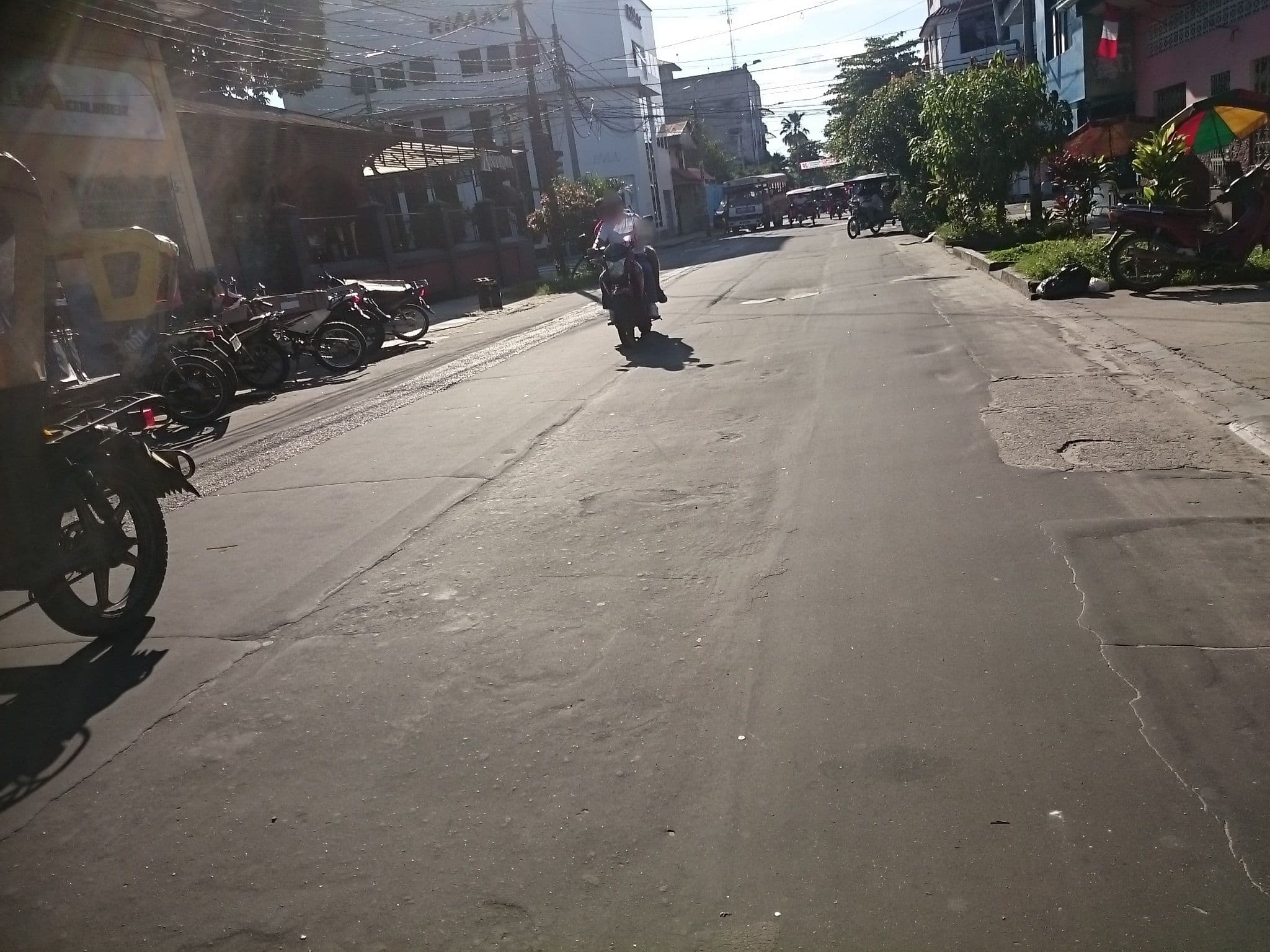Street view near Hostal Terra Bella, Iquitos — © sguinetti (CC BY-SA · Mapillary)