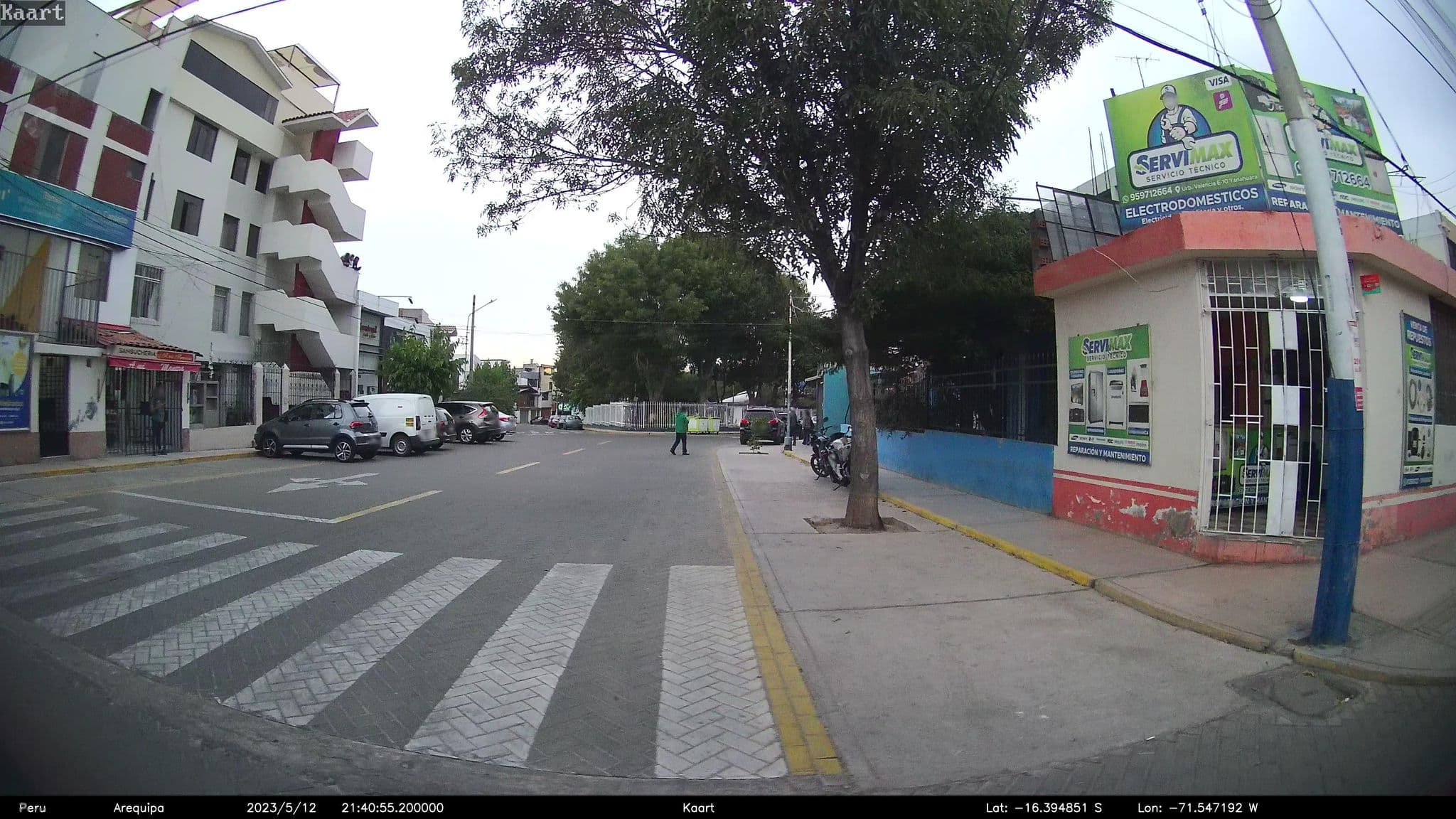Street view near Hostal Olimpo, Arequipa — © kaart_2 (CC BY-SA · Mapillary)