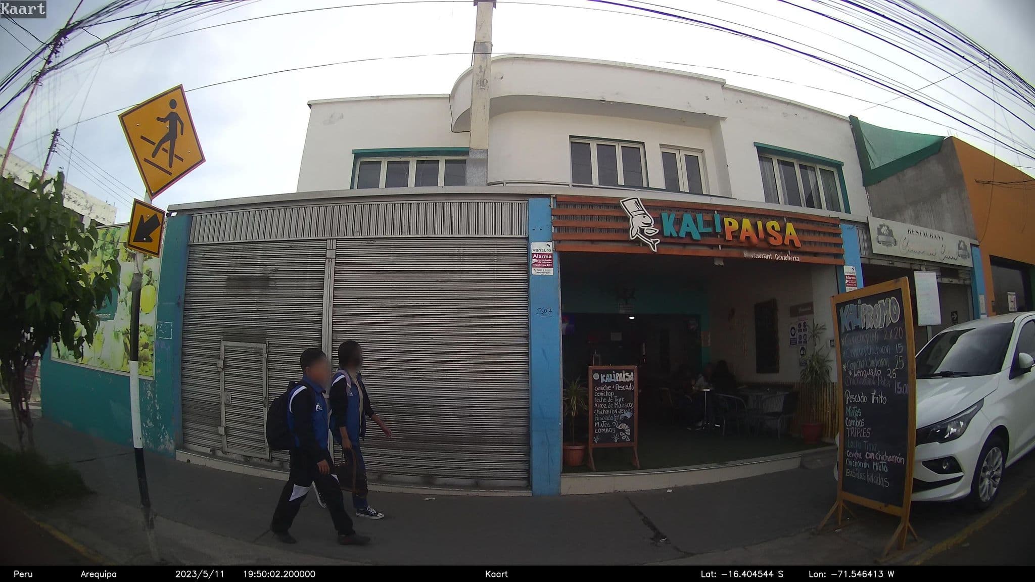 Street view near Hotel Helena de Santa María, Arequipa — © kaart_2 (CC BY-SA · Mapillary)