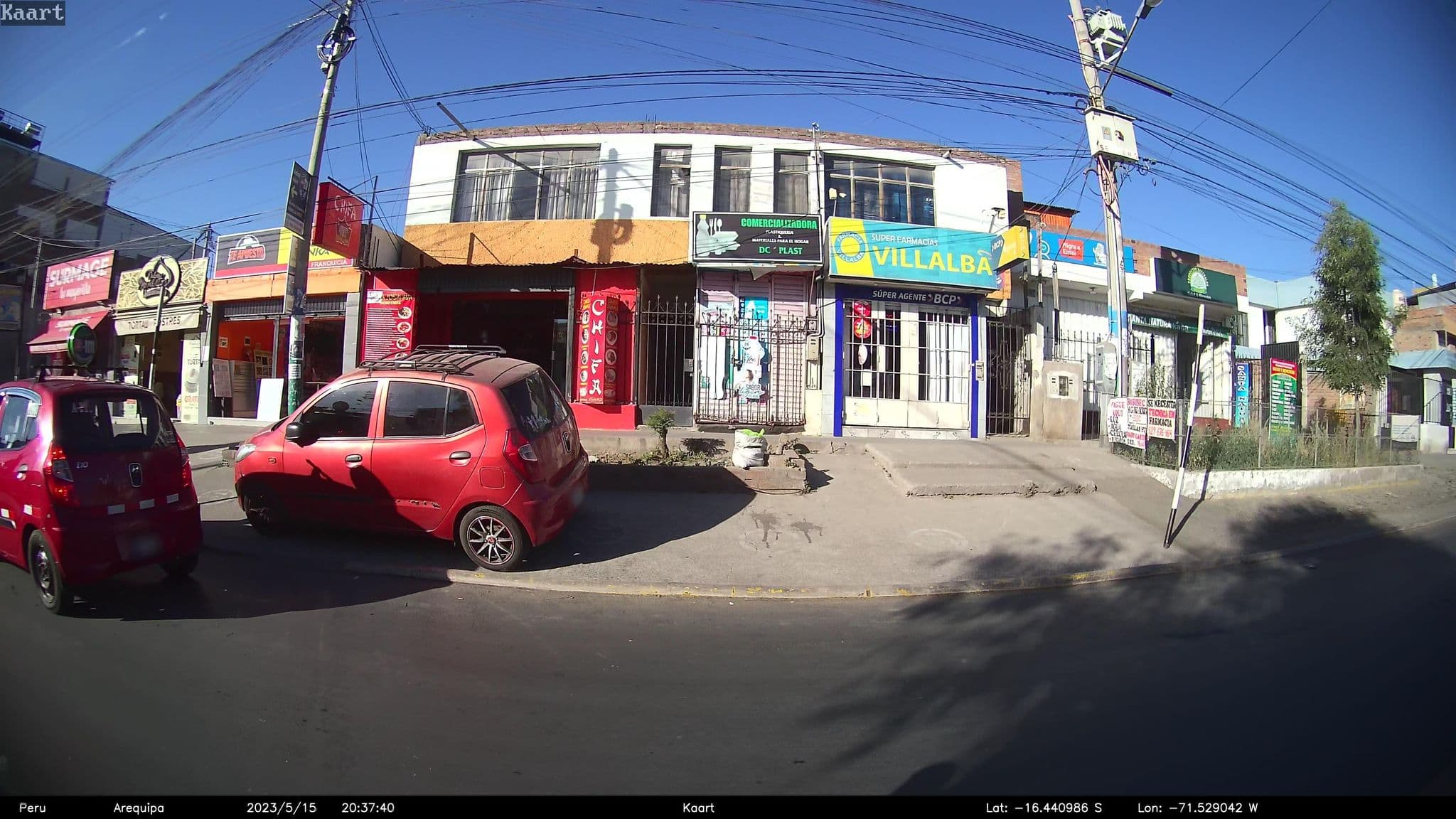 Street view near Hostal Las Tres Esmeraldas, Ciudad Satelite — © kaart_2 (CC BY-SA · Mapillary)