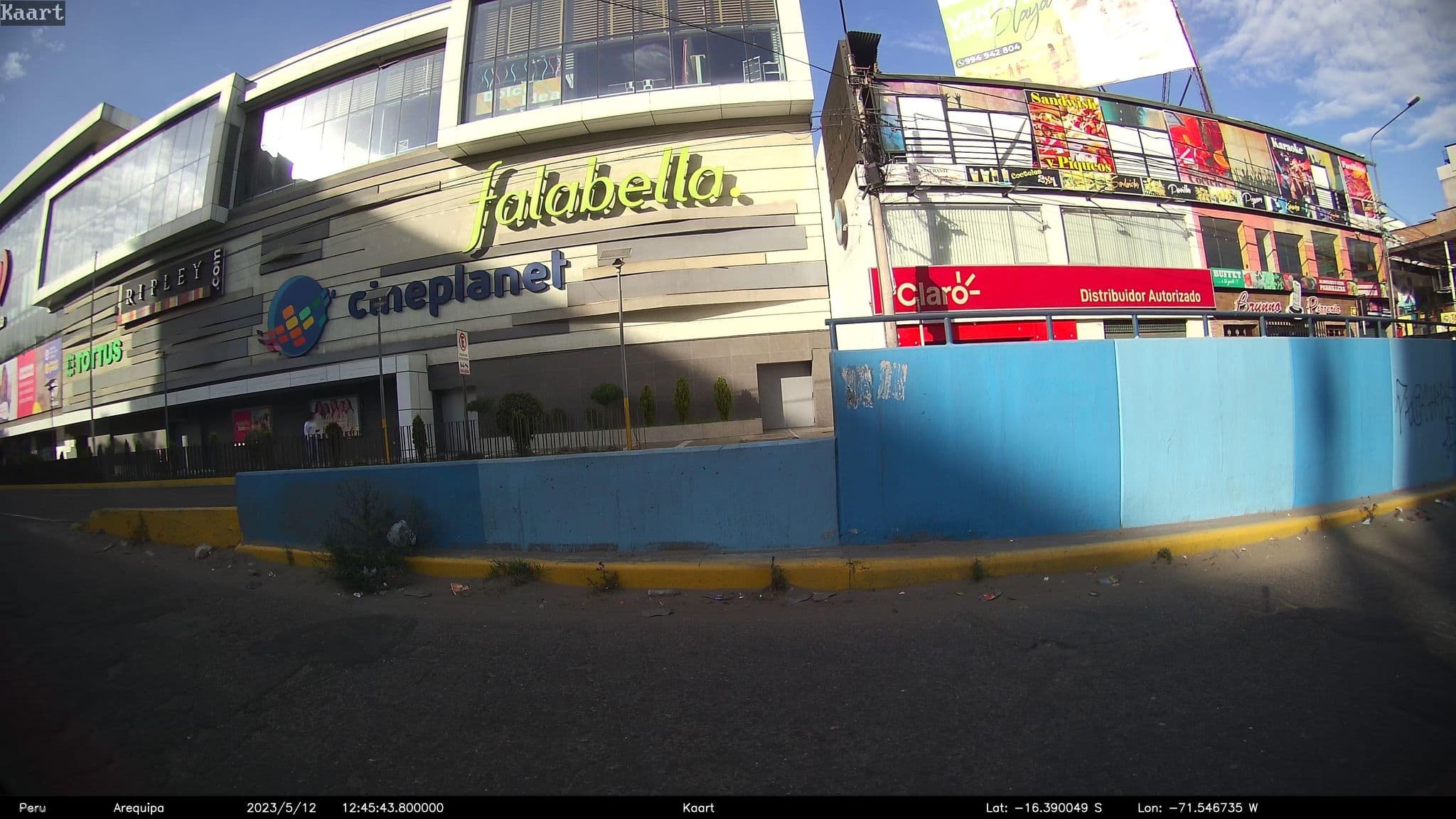 Street view near Hotel Sevilla, Arequipa — © kaart_2 (CC BY-SA · Mapillary)