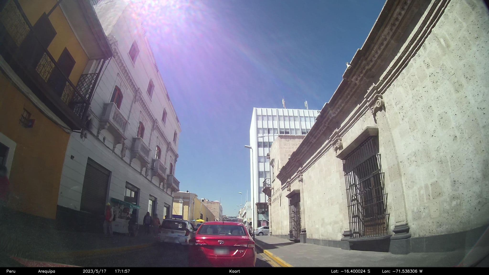 Street view near Portal La Merced, Arequipa — © kaart_2 (CC BY-SA · Mapillary)