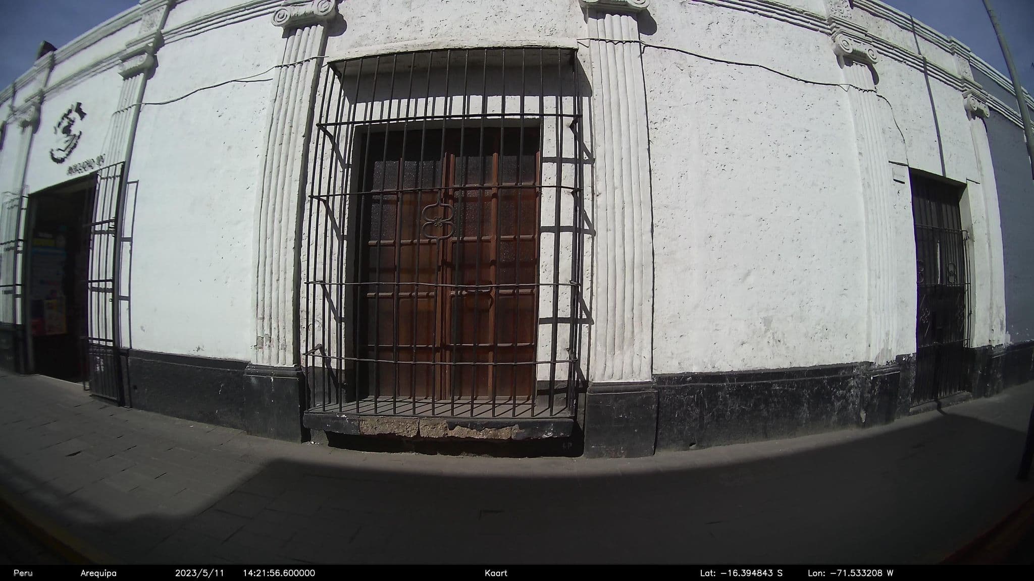Street view near Hostal El Solar, Arequipa — © kaart_2 (CC BY-SA · Mapillary)