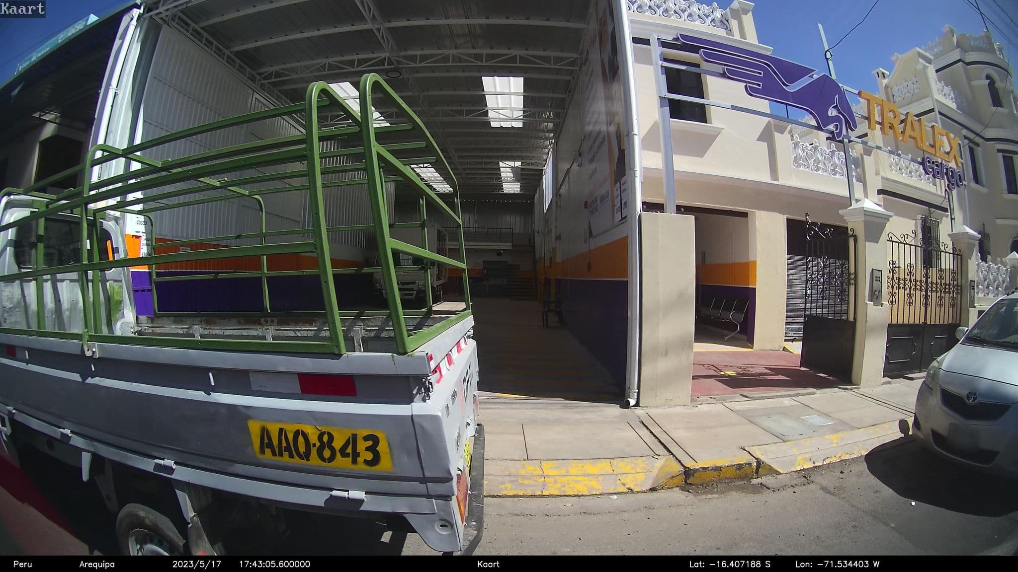 Street view near Hostal Cielo, Arequipa — © kaart_2 (CC BY-SA · Mapillary)