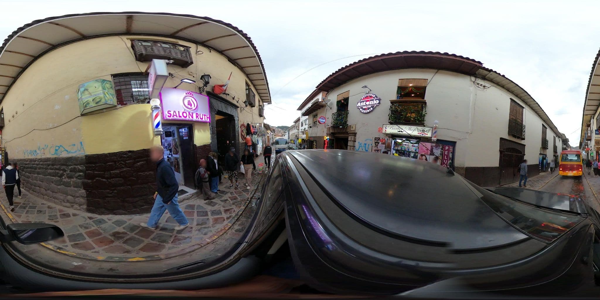 Street view near TATA Boutique Hotel, Santiago — © jaderbavaresco (CC BY-SA · Mapillary)