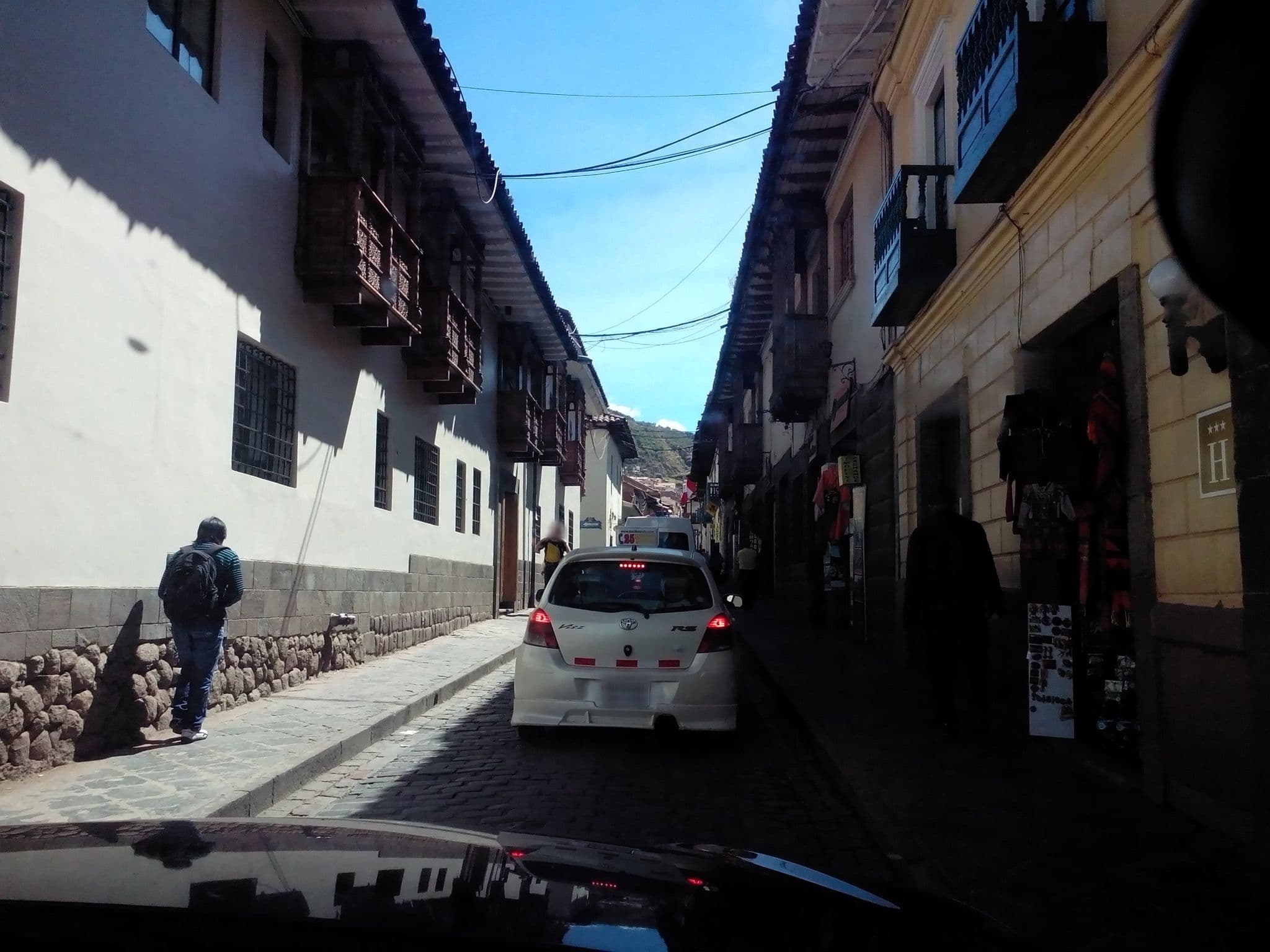 Street view near Hotel la Casona de San Agustin, Wanchaq — © derfred (CC BY-SA · Mapillary)