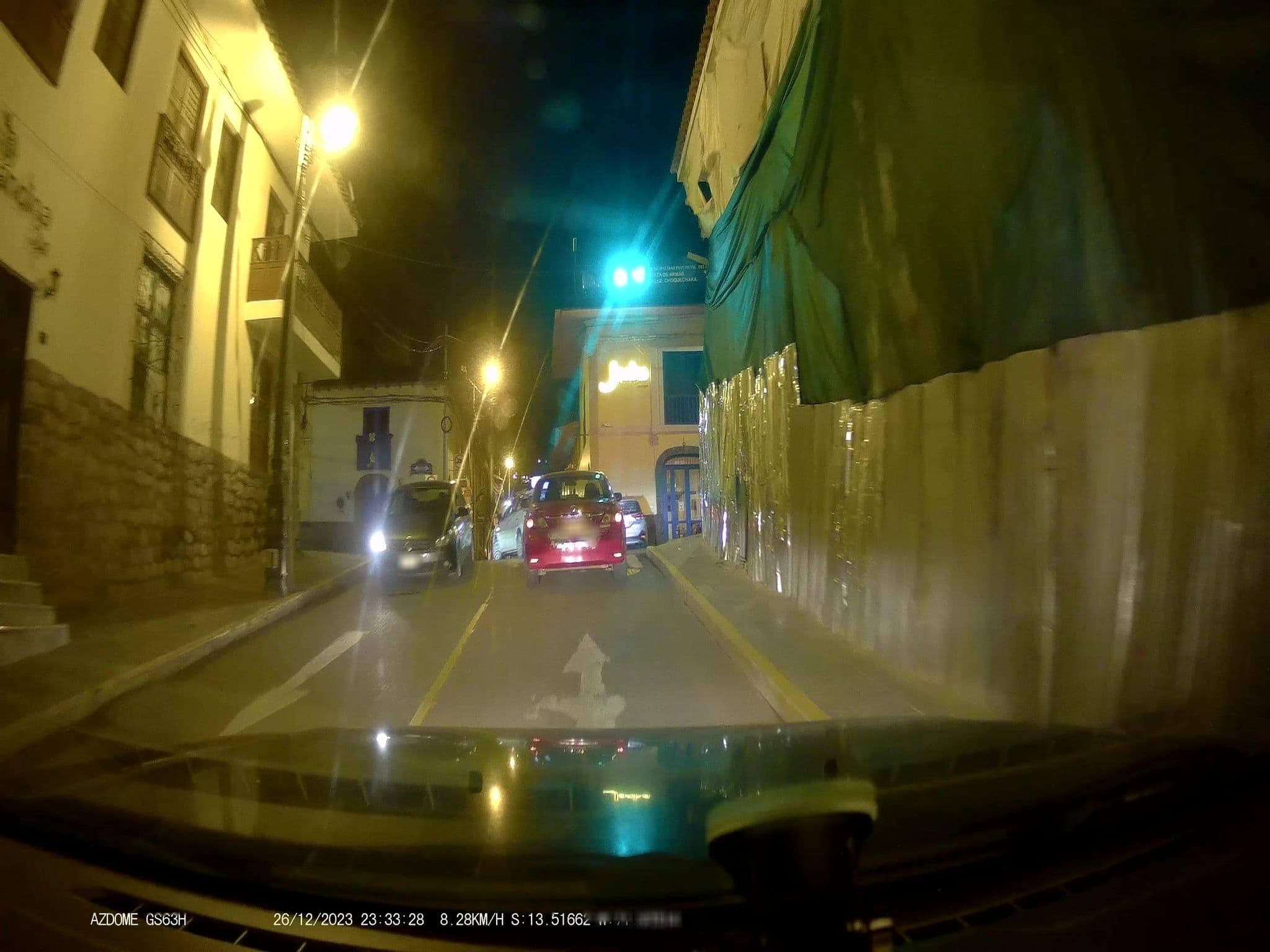 Street view near Hospedaje Siesta, Wanchaq — © jaderbavaresco (CC BY-SA · Mapillary)