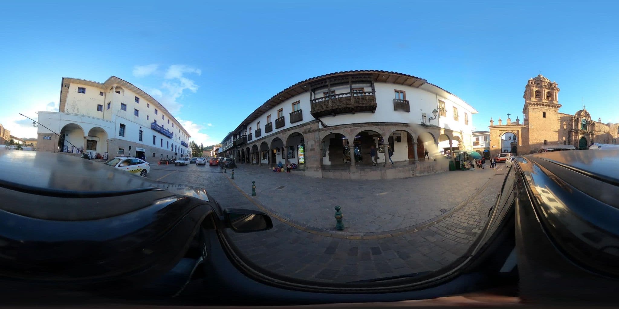 Street view near Hospedaje San Cristobal, Santiago — © jaderbavaresco (CC BY-SA · Mapillary)