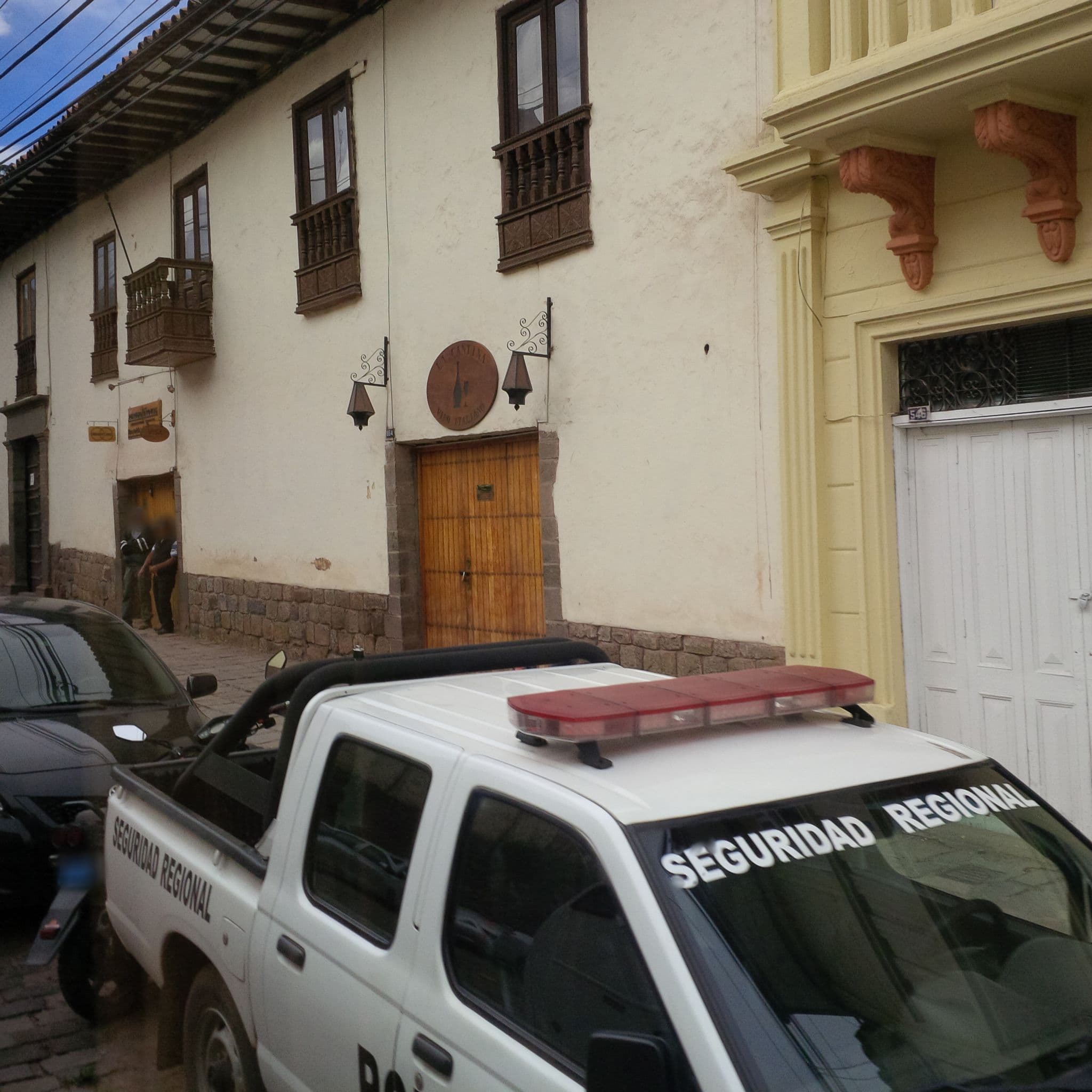 Street view near Cuzco Suites, Santiago — © agranizo (CC BY-SA · Mapillary)