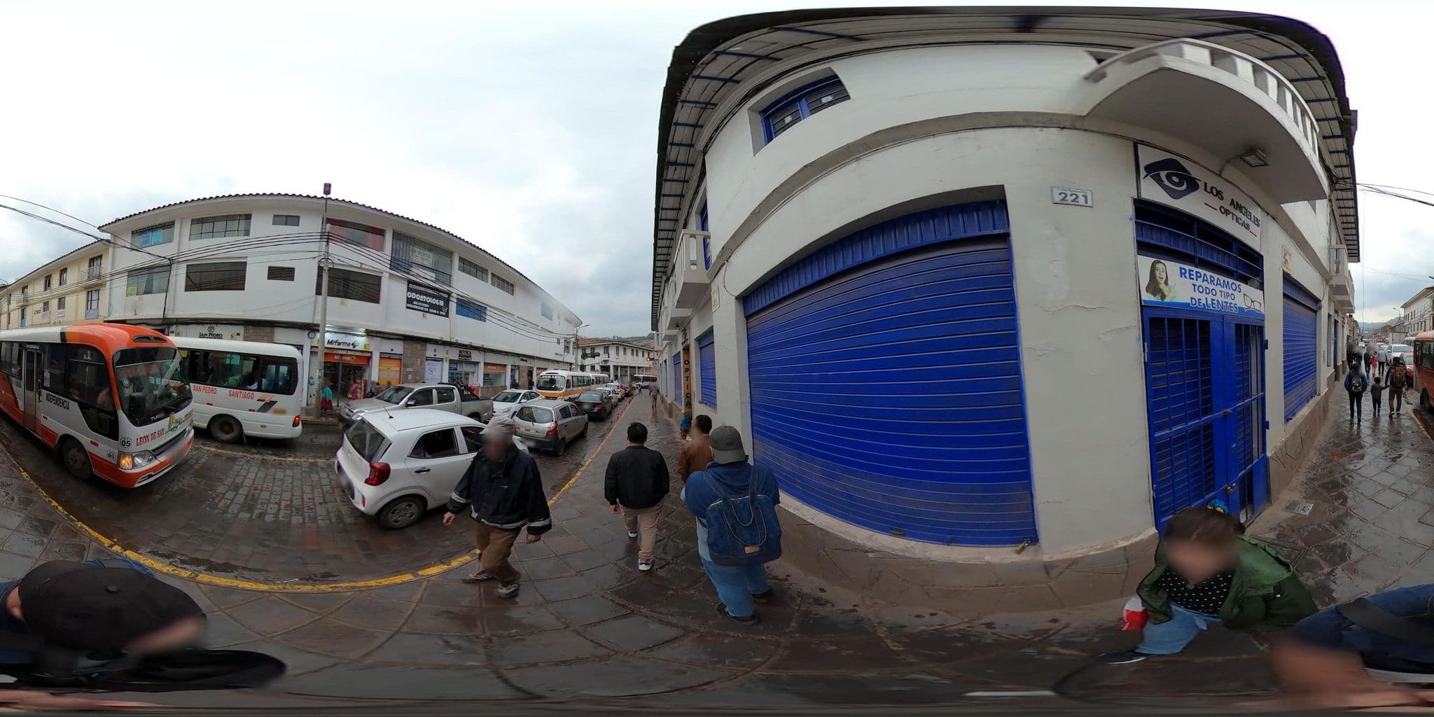 Street view near Hostal El Andariego, Santiago — © jaderbavaresco (CC BY-SA · Mapillary)