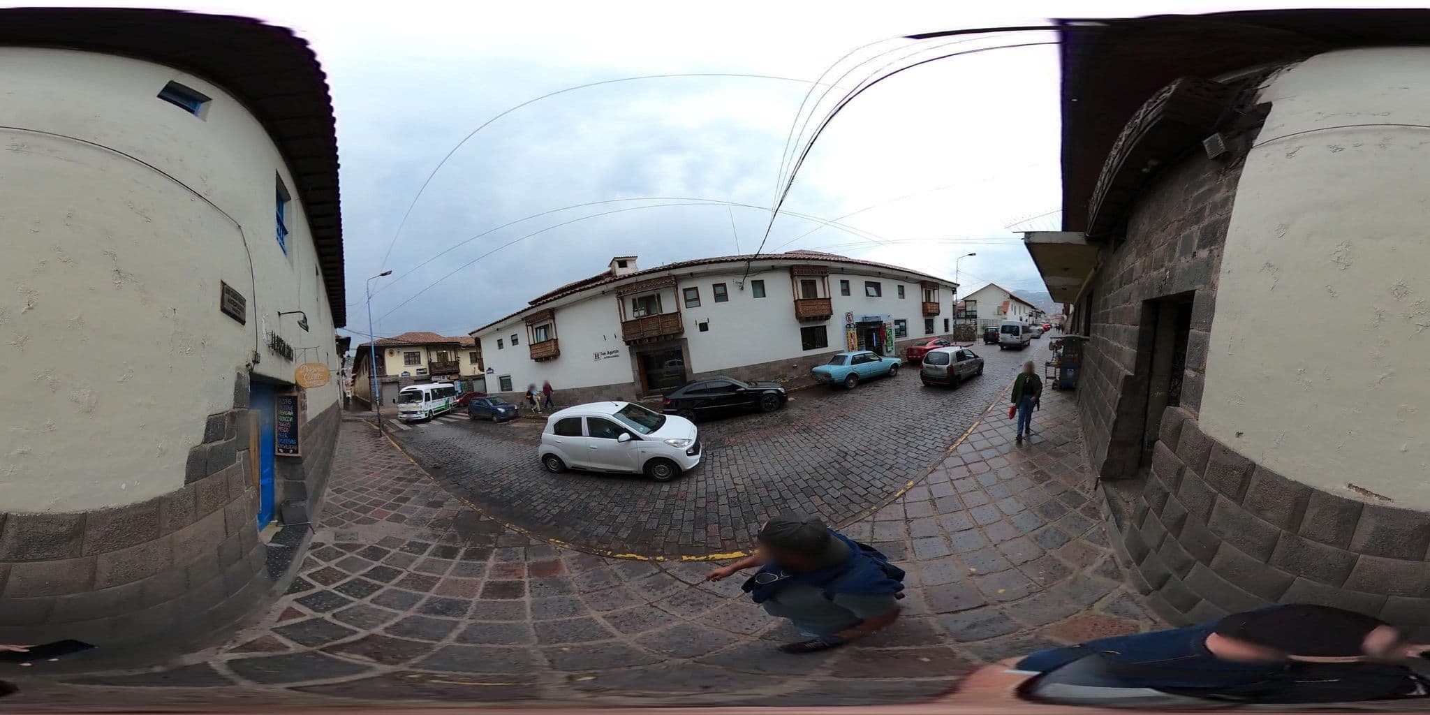 Street view near Gran Hotel Bolivar, Wanchaq — © jaderbavaresco (CC BY-SA · Mapillary)