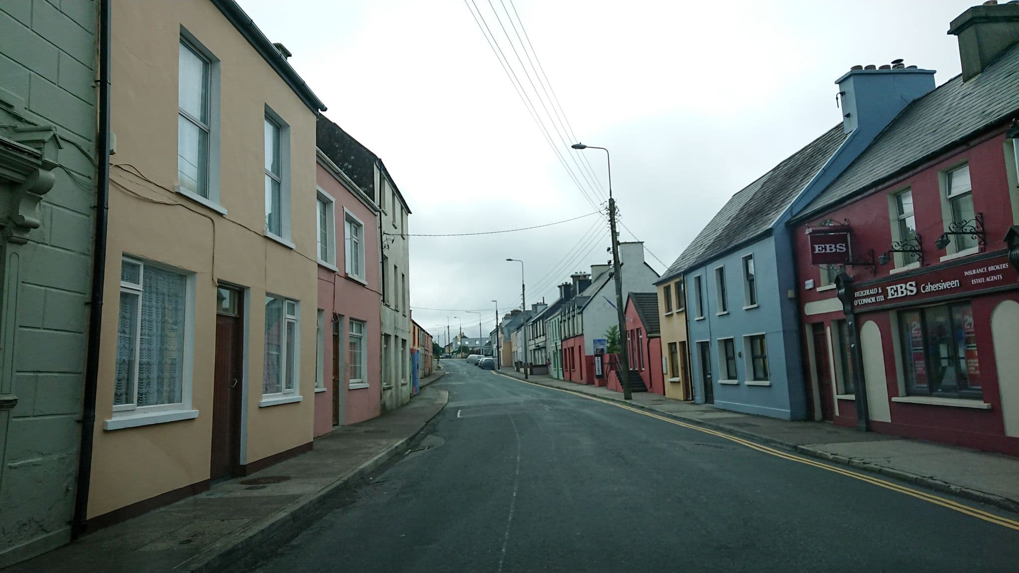 Street view near Eviston House Hotel Kerry, Cahersiveen — © dave683 (CC BY-SA · Mapillary)