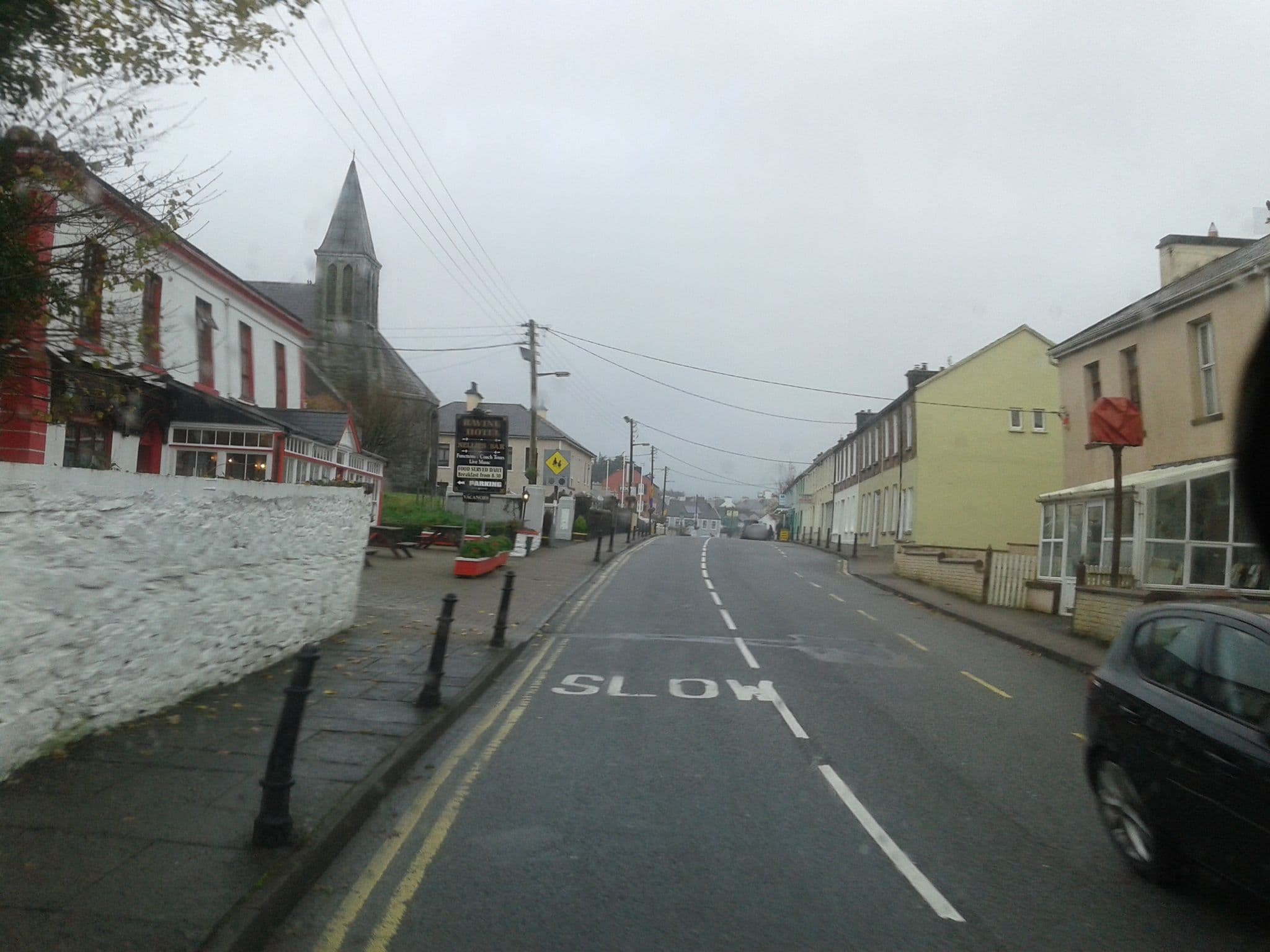 Street view near Lynch's Hotel Lisdoonvarna, Ennistimon — © tops (CC BY-SA · Mapillary)