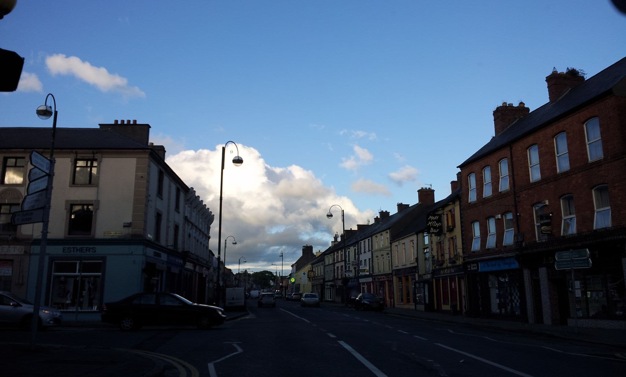 Street view near Sheehan Hotel, Abbeyfeale — © fdmap (CC BY-SA · Mapillary)