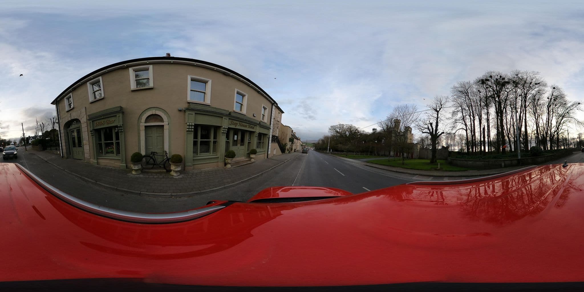 Street view near Stephouse Hotel & Restaurant, Graiguenamanagh — © annekaro (CC BY-SA · Mapillary)